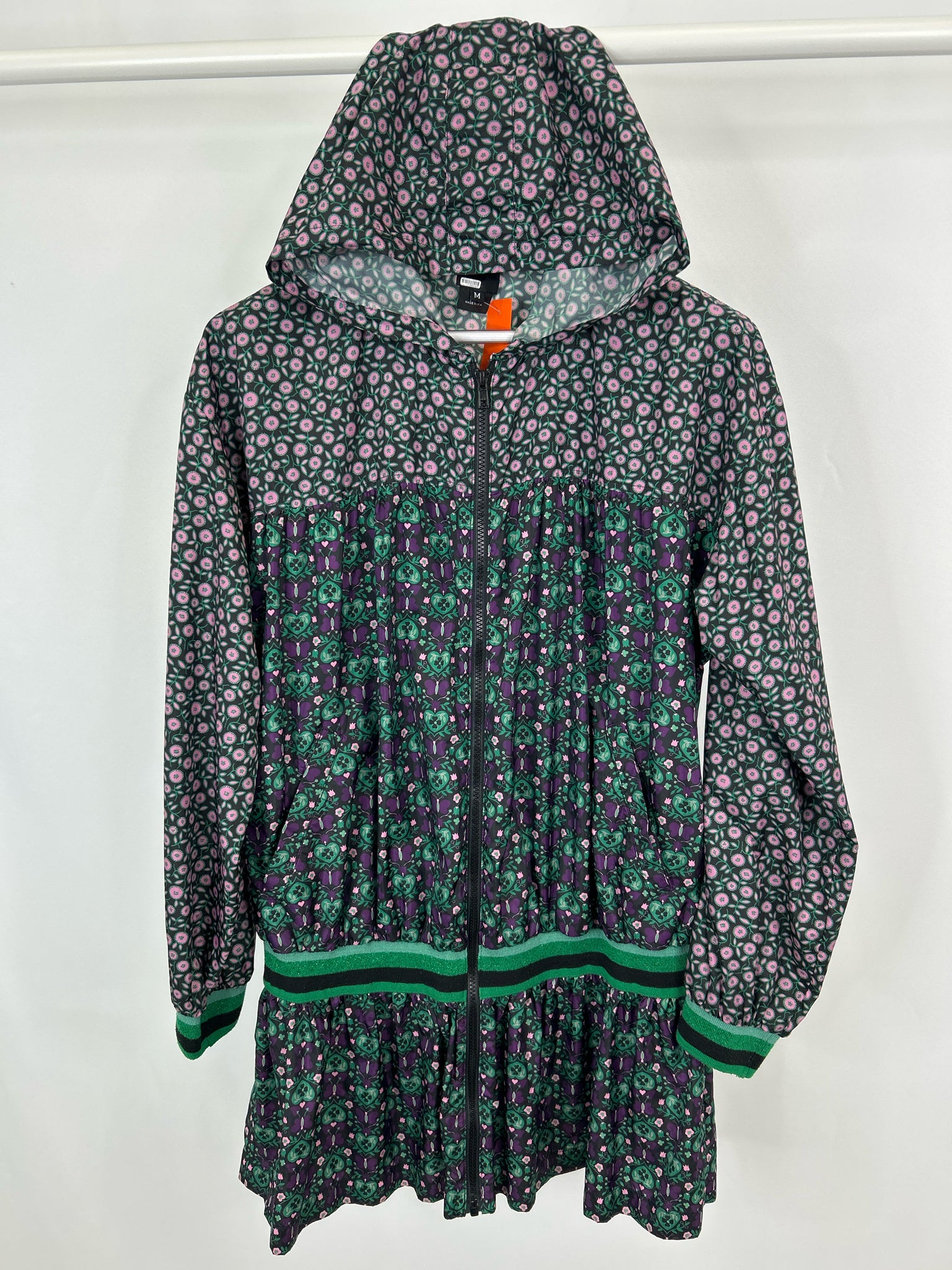 ANNA SUI Size M Purple Print Women Jacket