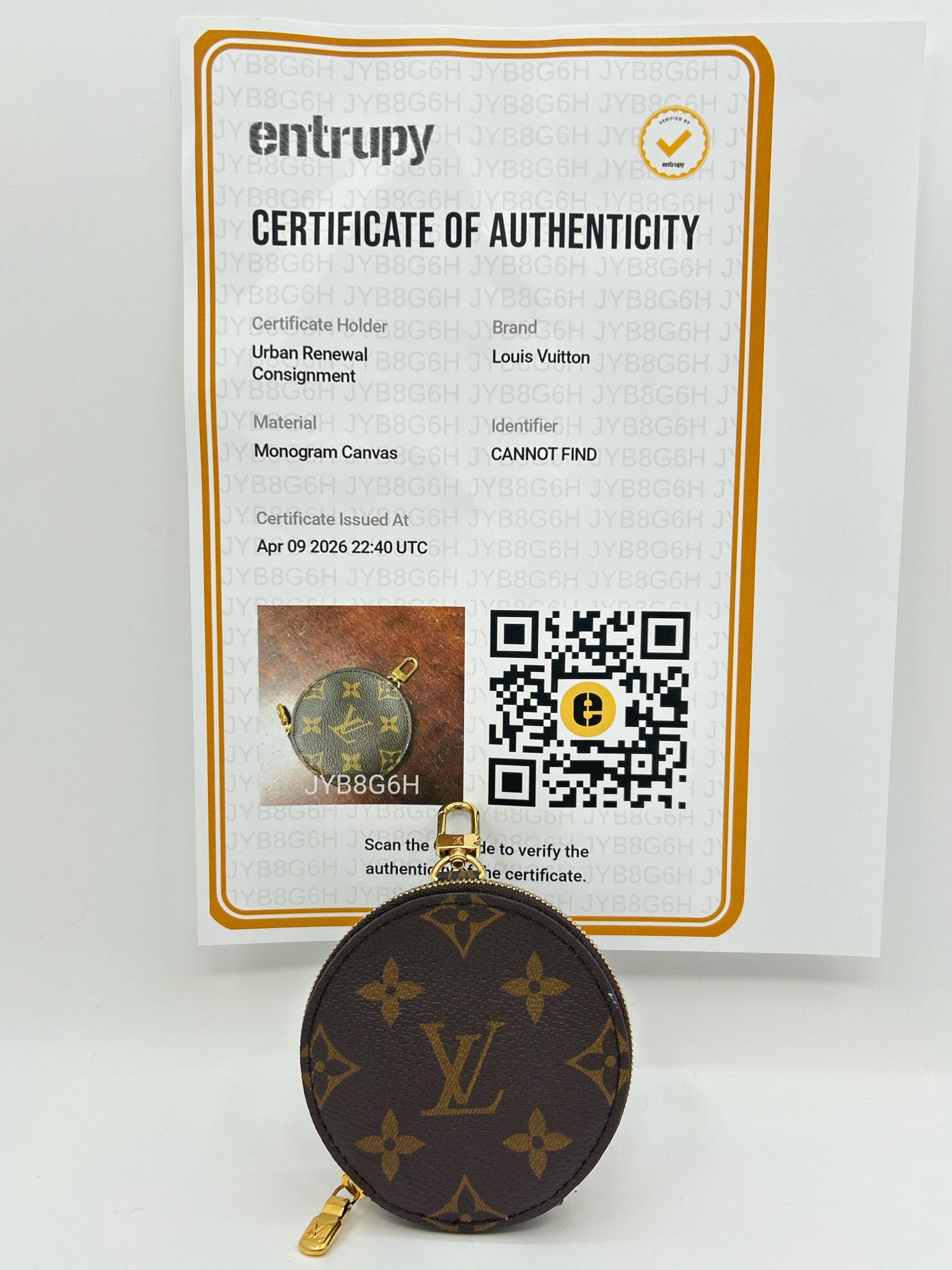 LOUIS VUITTON BROWN MONOGRAM Key Chain