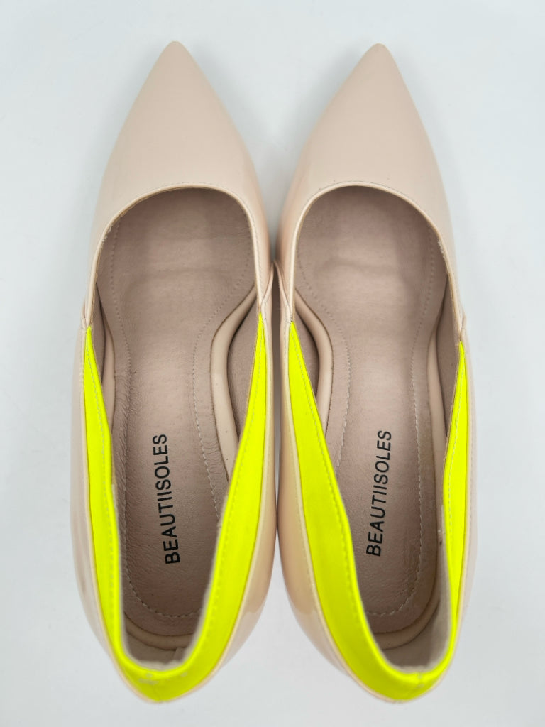 Beautiisoles Size 9 Blush Women's Pumps