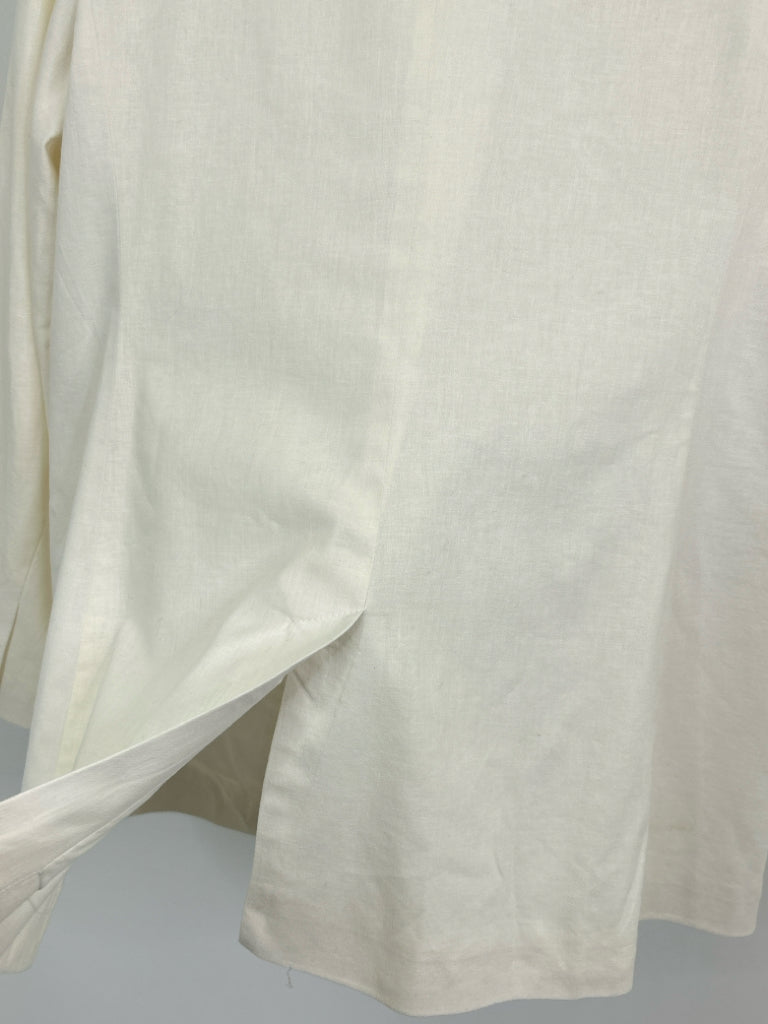 BANANA REPUBLIC Factory Size 14 White Women's Blazer