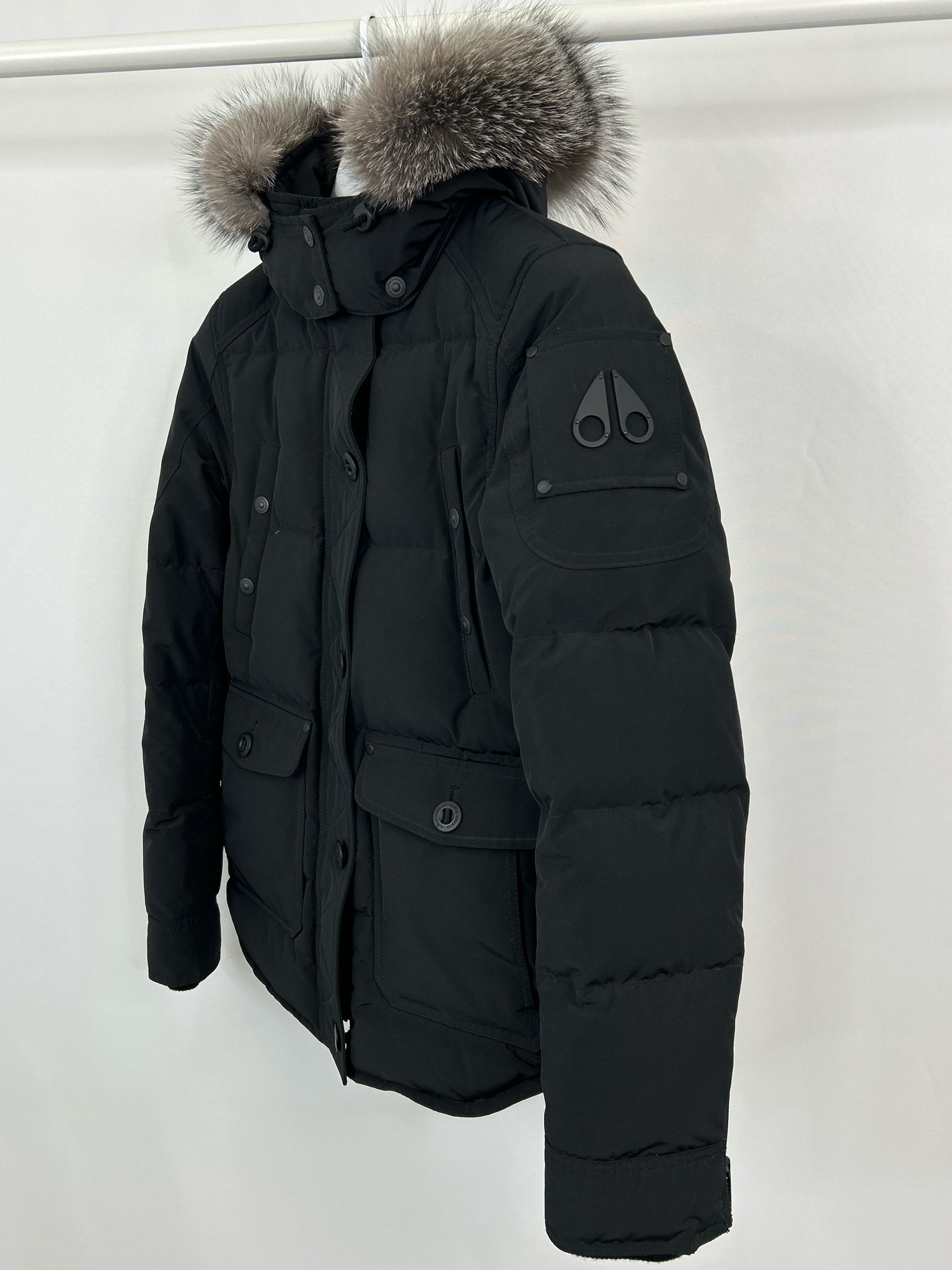 MOOSE KNUCKLES Size S Black Women Coat