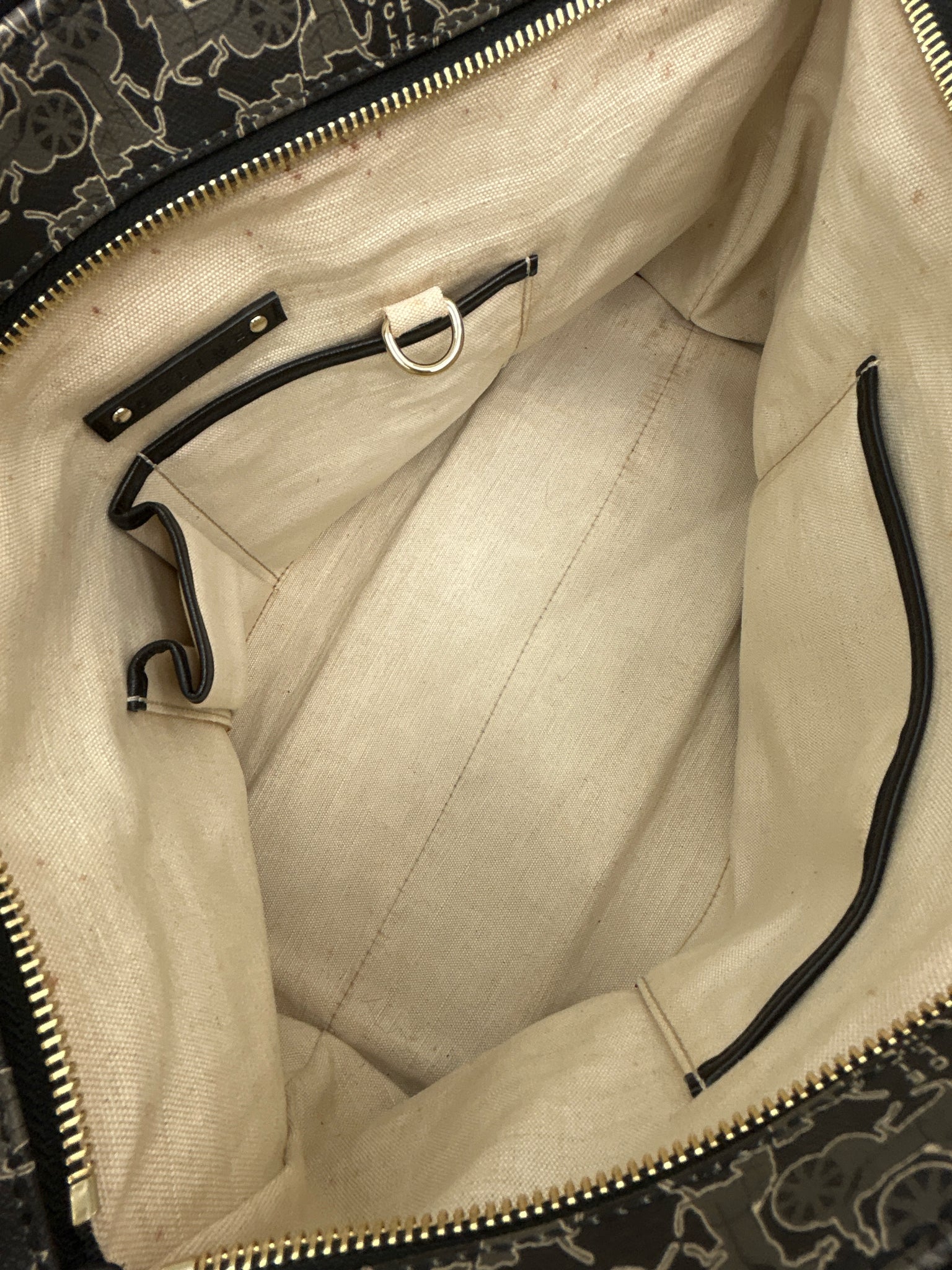 CELINE Black and Grey Women Purse Tote
