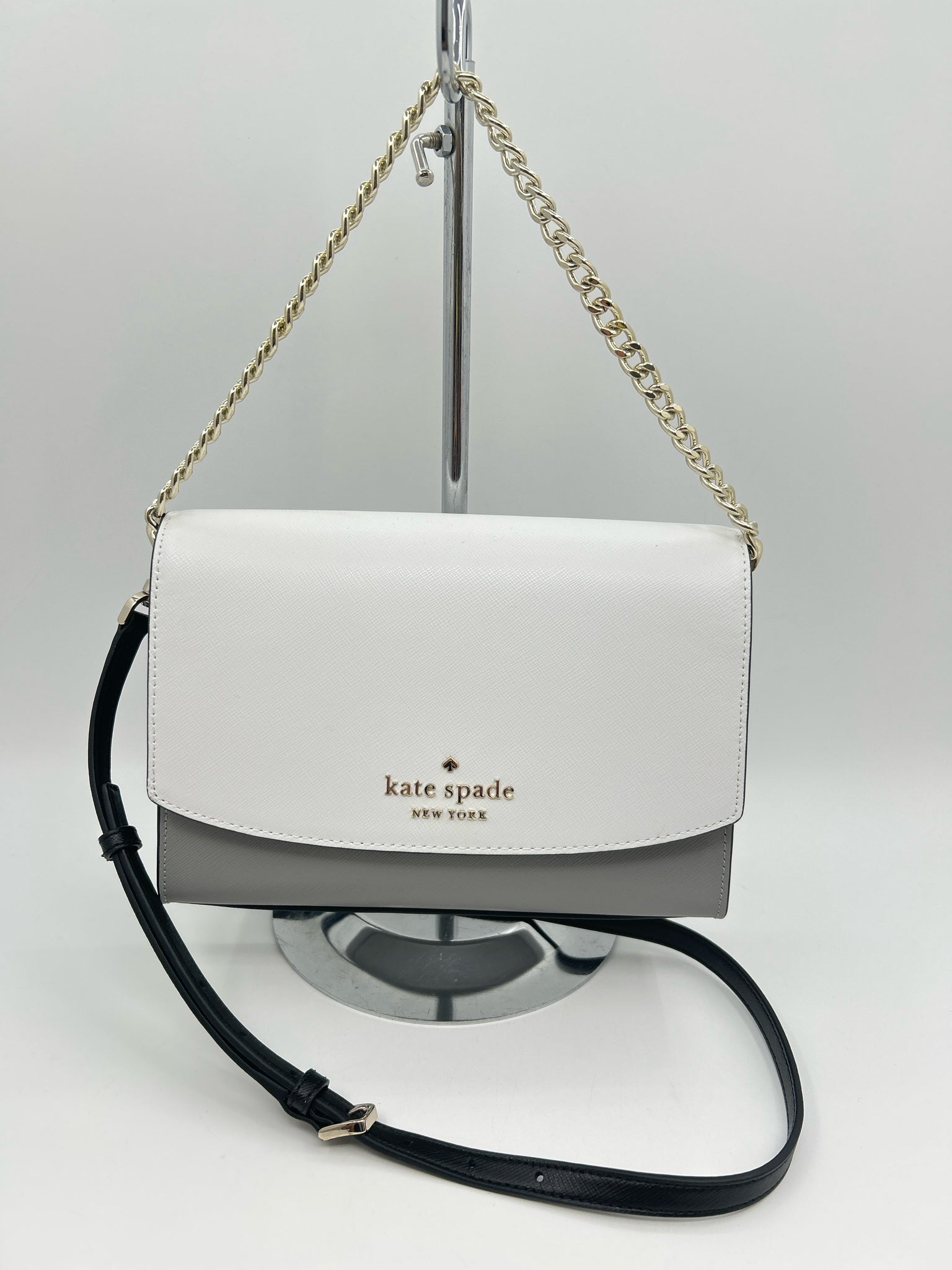 KATE SPADE WHITE AND GRAY Women Purse