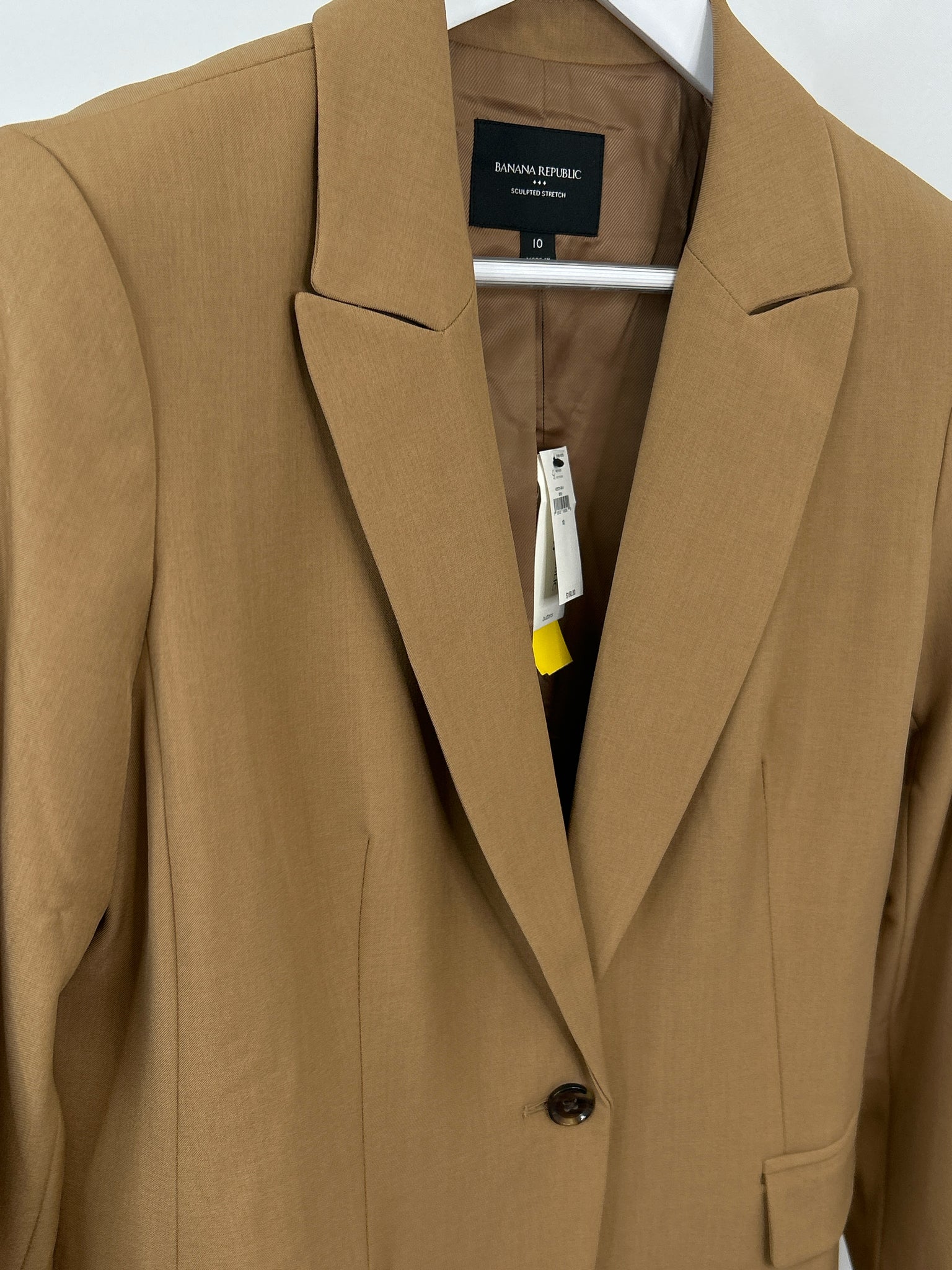 BANANA REPUBLIC Size 10 Tan Women Blazer NWT
