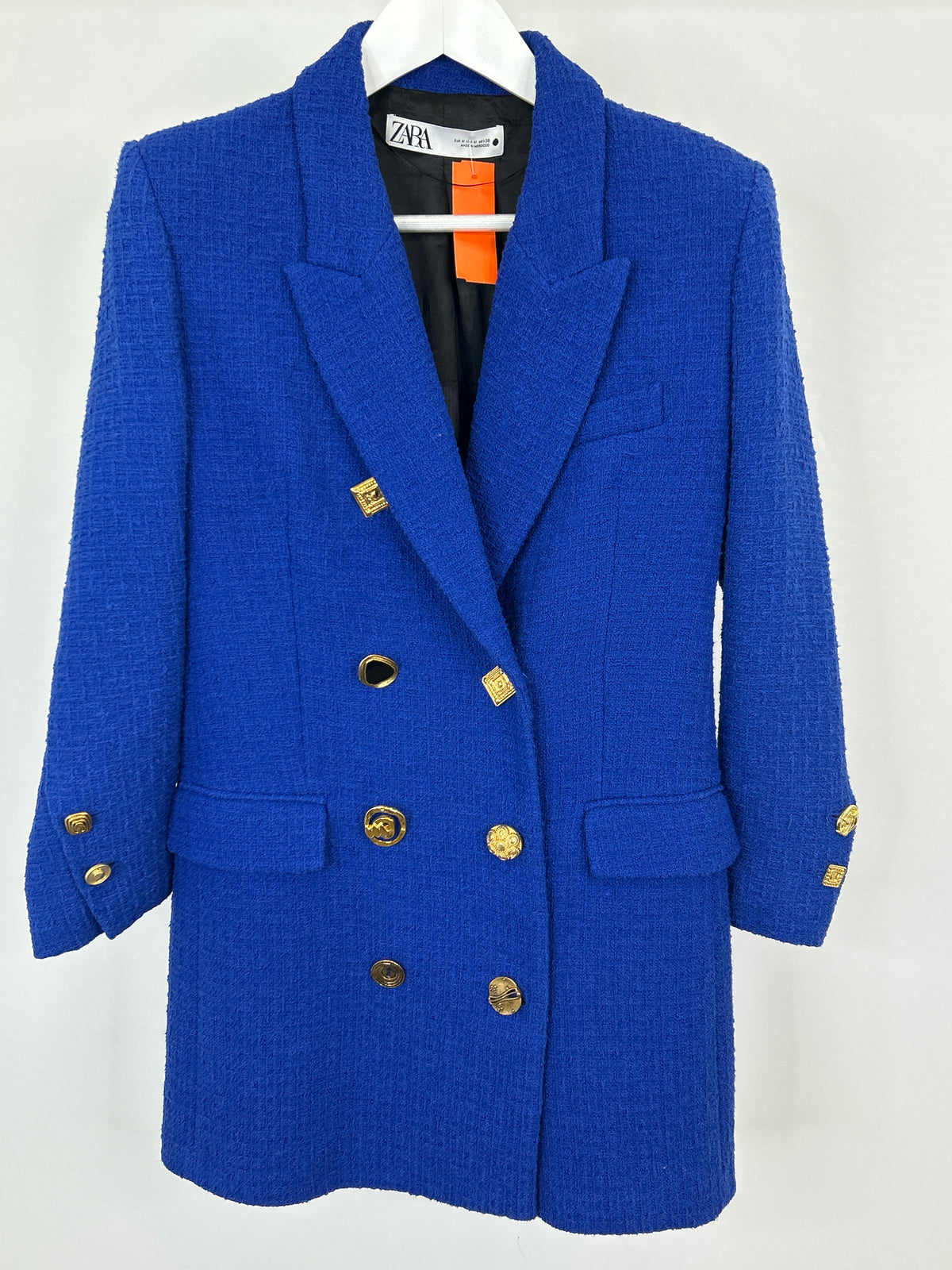 ZARA Size M Royal Blue Women Coat