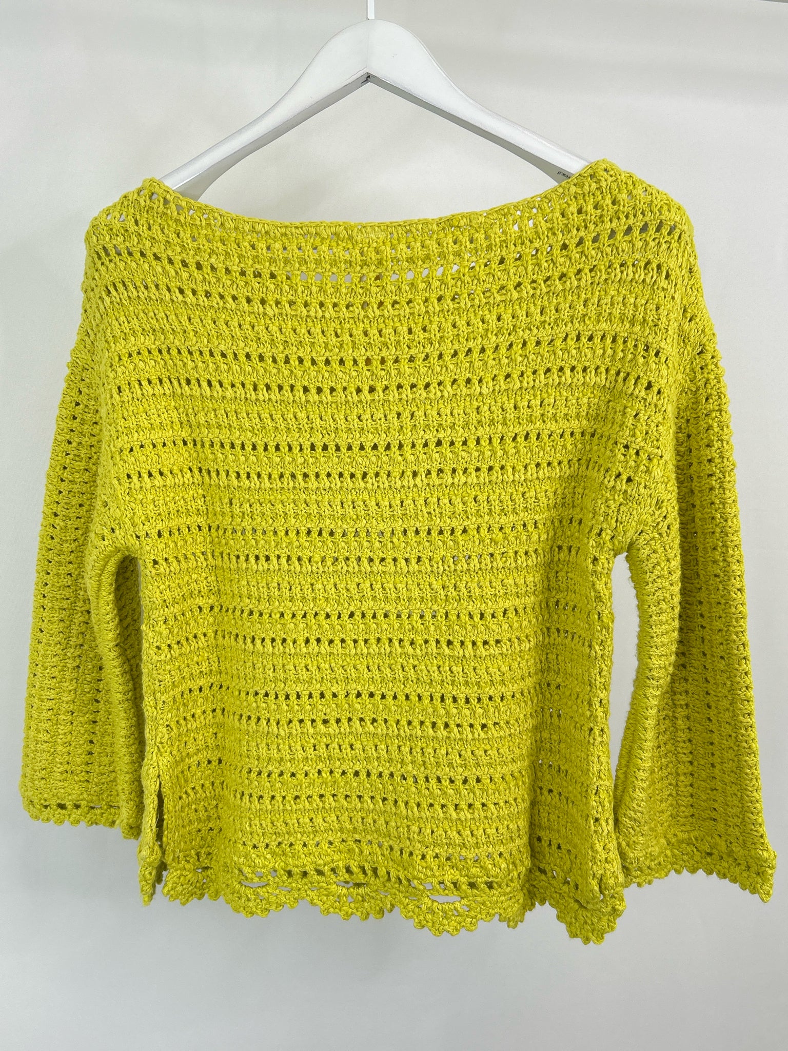 ANTHROPOLOGIE Size XXS Yellow Women Sweater