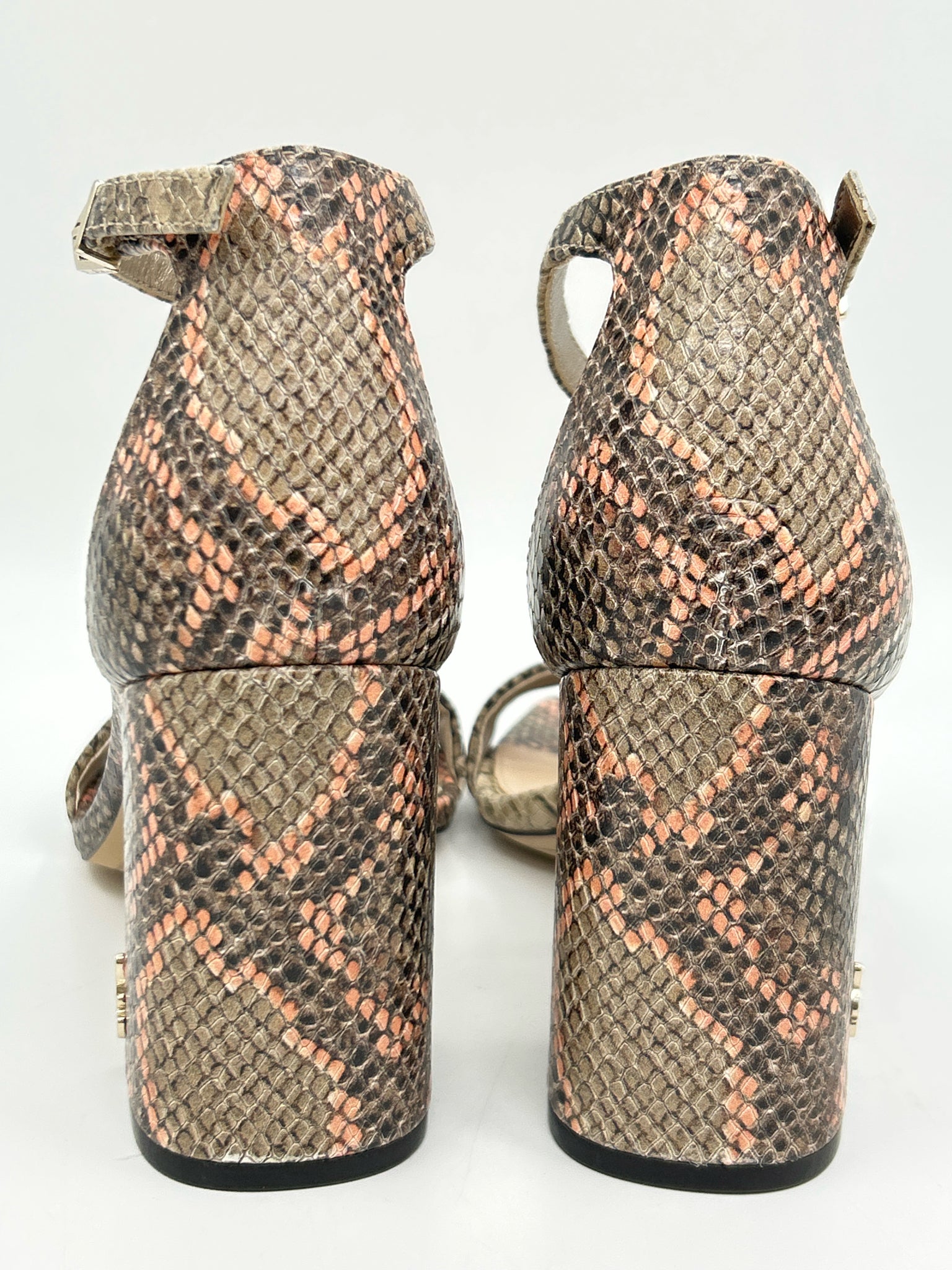 SAM EDELMAN Size 8 Animal Print Women Sandal