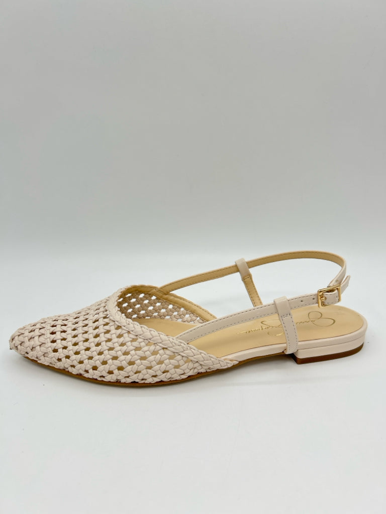 JESSICA SIMPSON Size 8.5M Ivory Women's Flats
