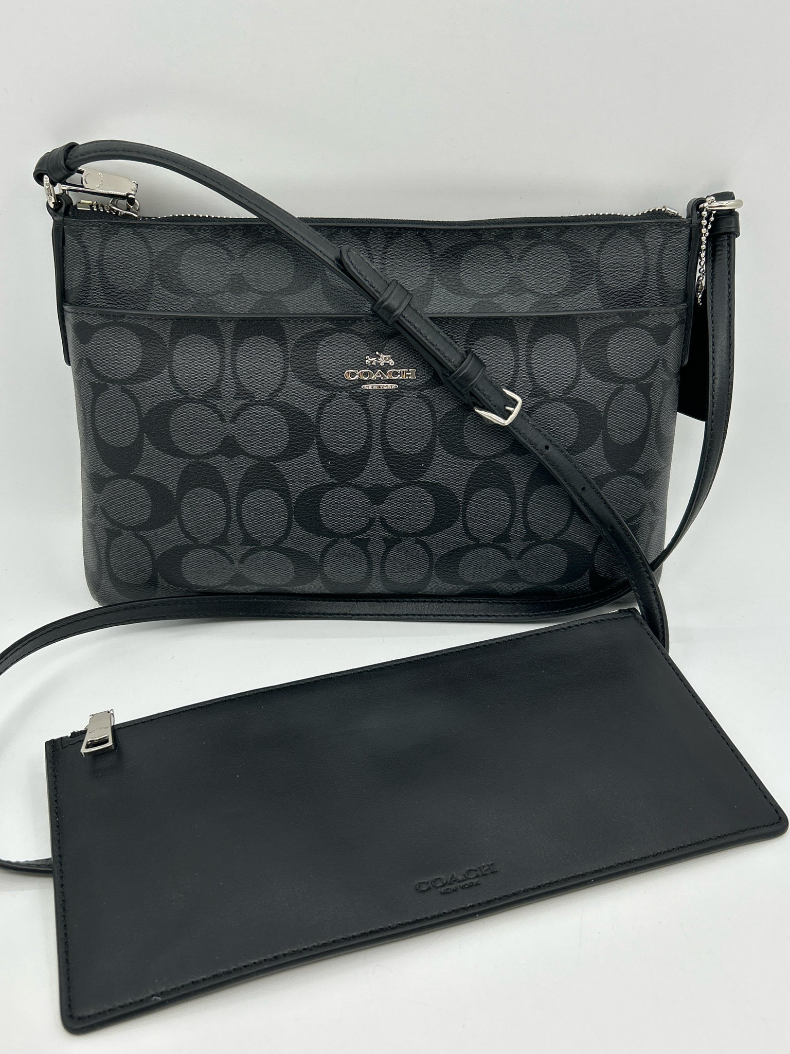 COACH BLACK MONOGRAM Women Purse
