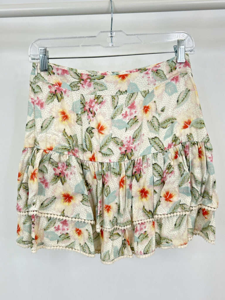 WILLA STORY Women Size S FLORAL PRINT Skirt