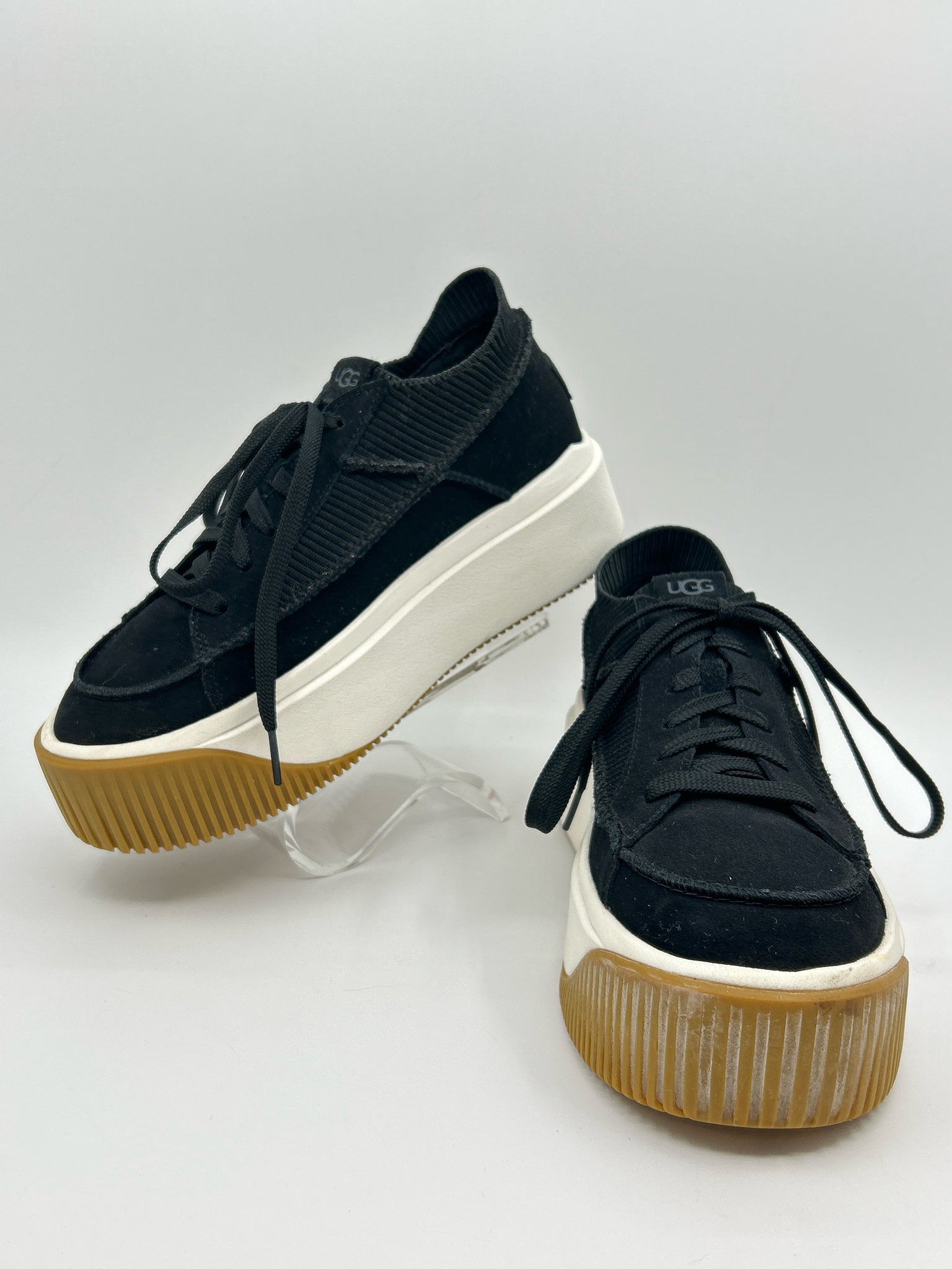 UGG Size 8.5 Black Women Sneakers