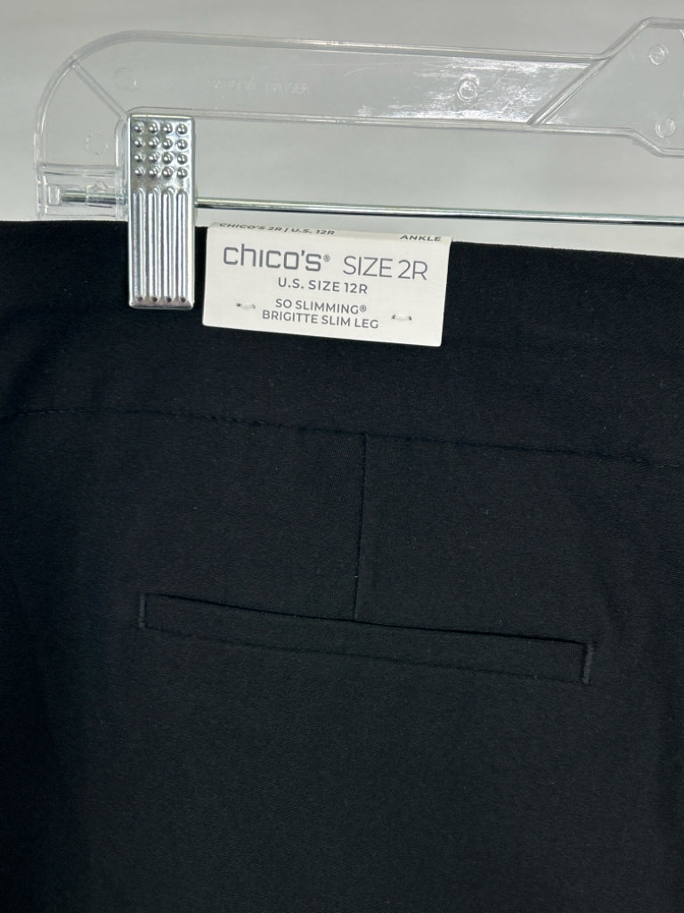 CHICO'S NWT Size 12 Black Women's Pants