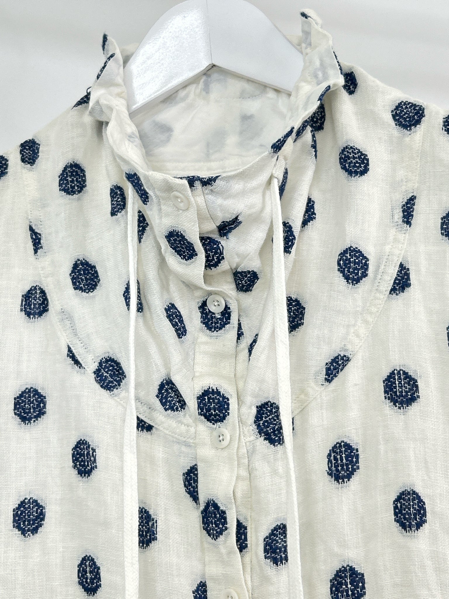 209 WST 38 Size L Cream Print Women Dress NWT