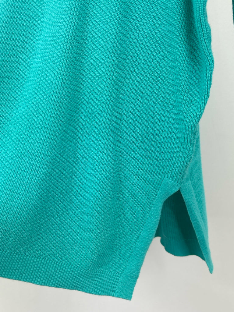 SOFT SURROUNDINGS Size S Aqua Women's Sweater NWOT