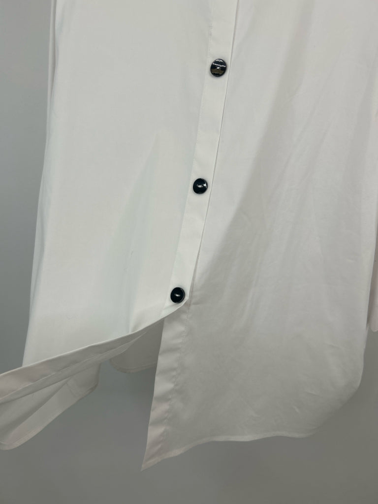 IC BY CONNIE K Size M White Women's Shirt NWT