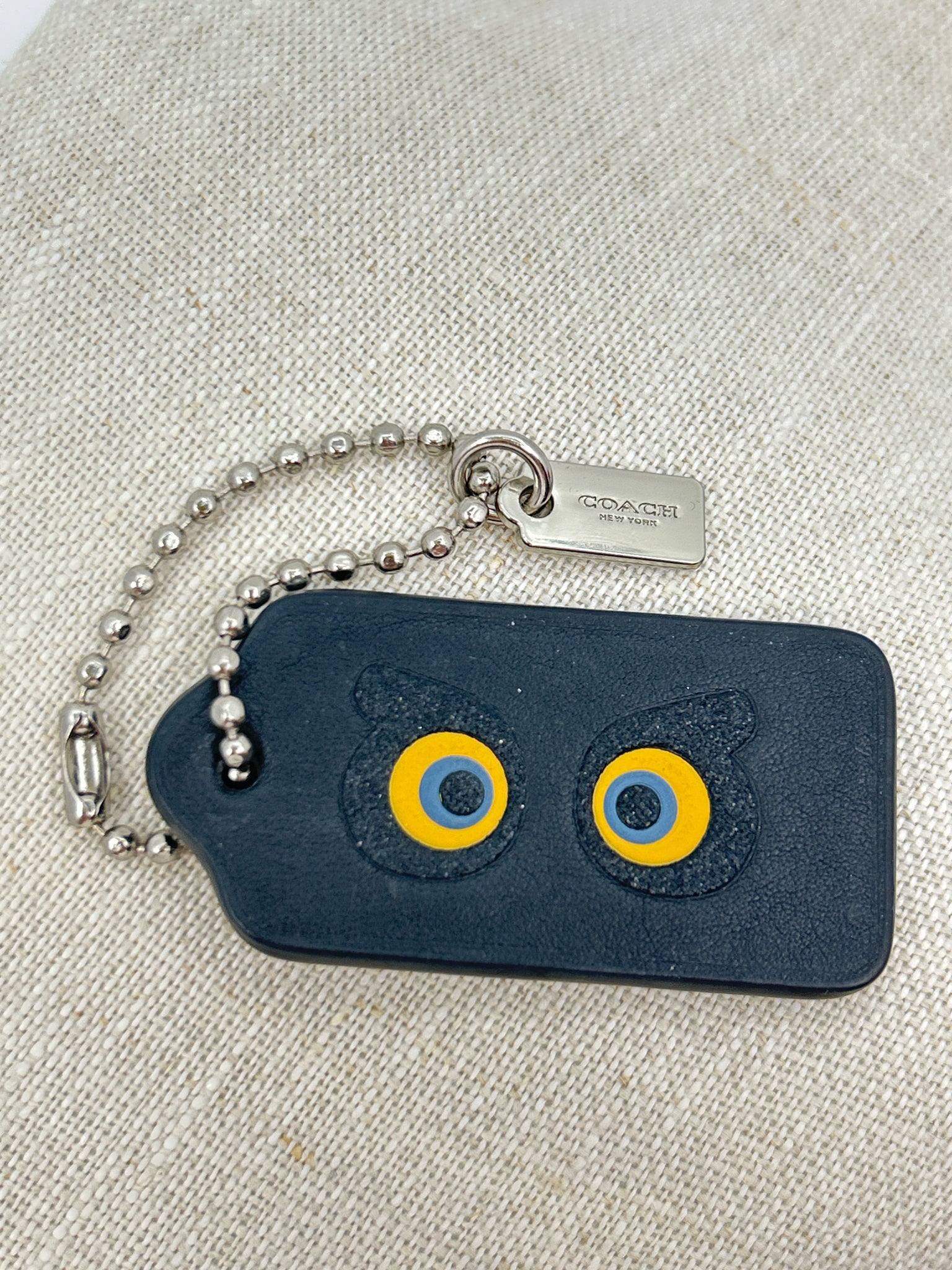 Coach Black Bag Charm