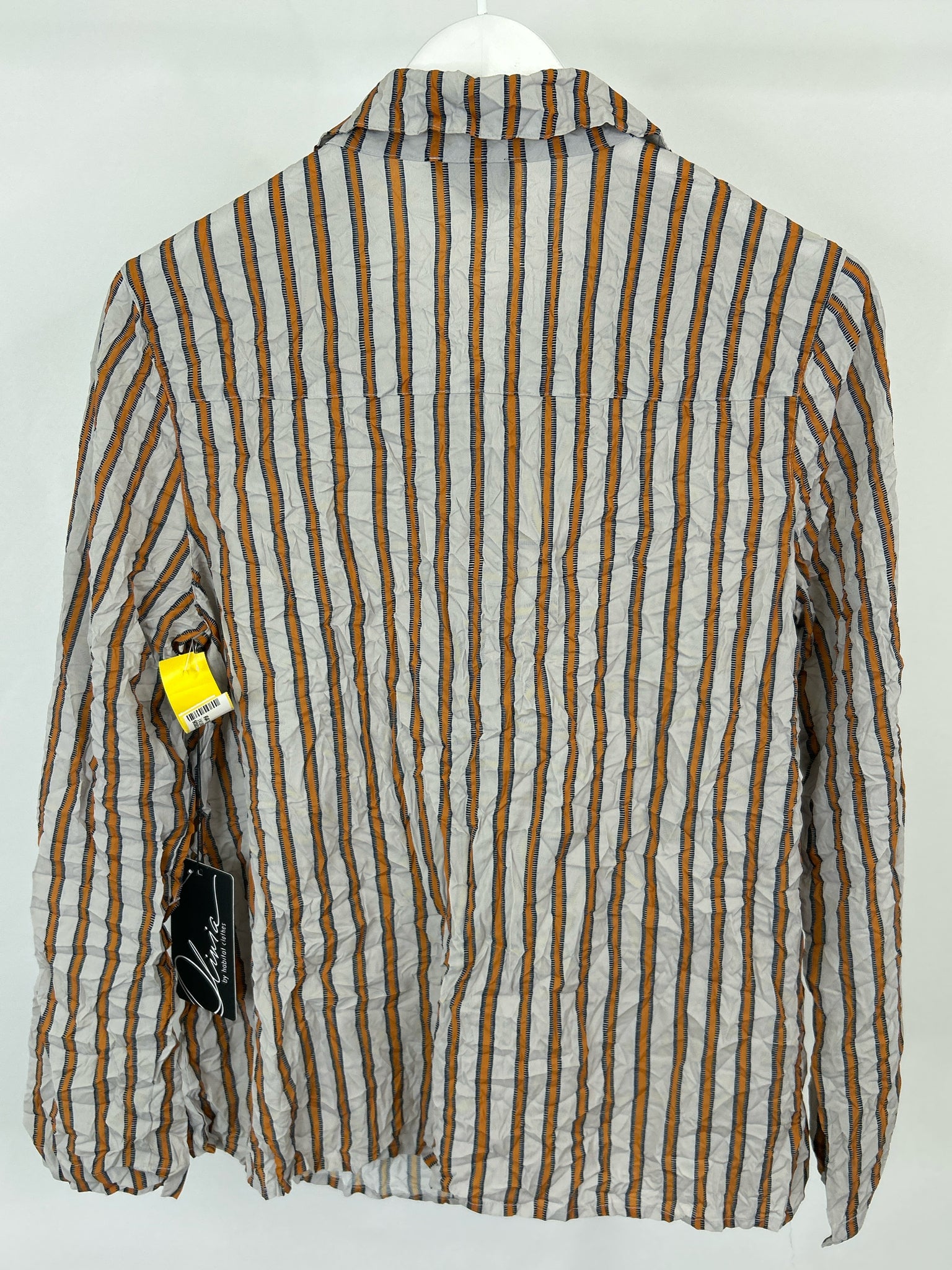 OLIVIA BY HABITAT CLOTHES Size S Beige striped Women Shirt
