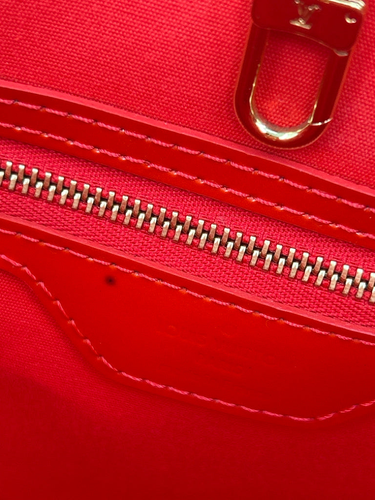 LOUIS VUITTON Red Orange Women's Purse