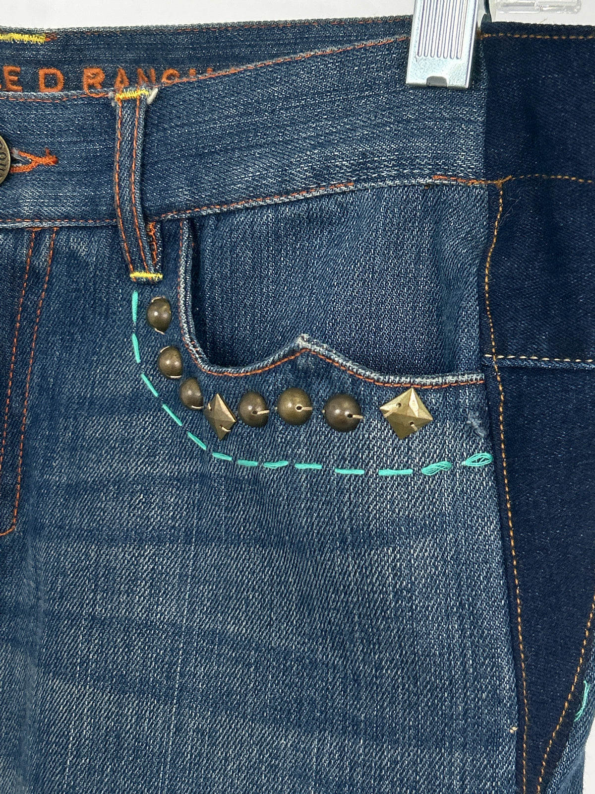 DOUBLE D RANCH Size 14/32 BLUE DENIM Women jeans