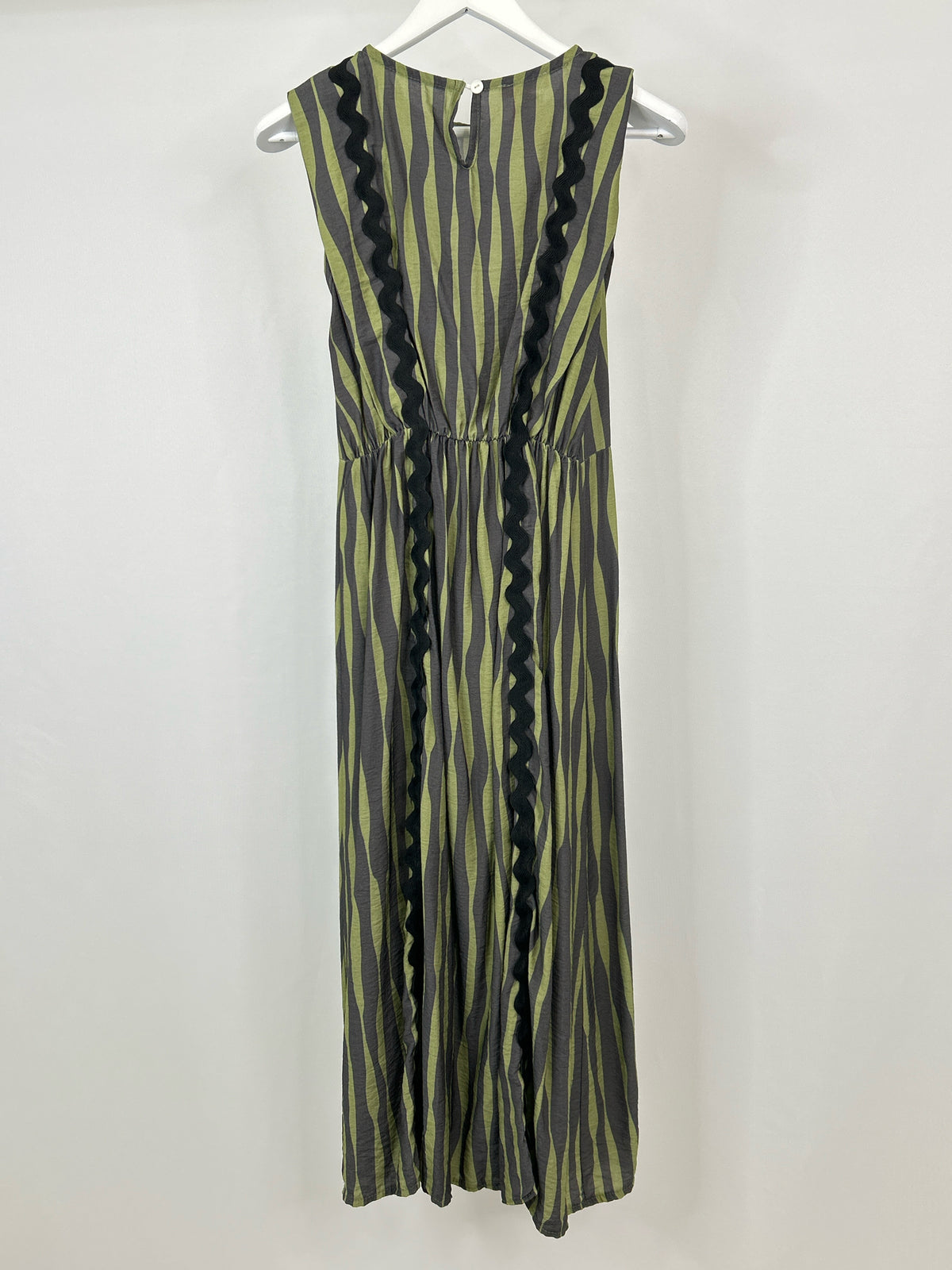 Albano's Size S GREEN AND BLACK Women Dress