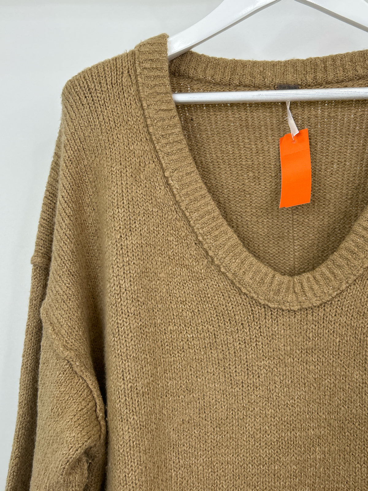 FREE PEOPLE Size L Brown Women Sweater