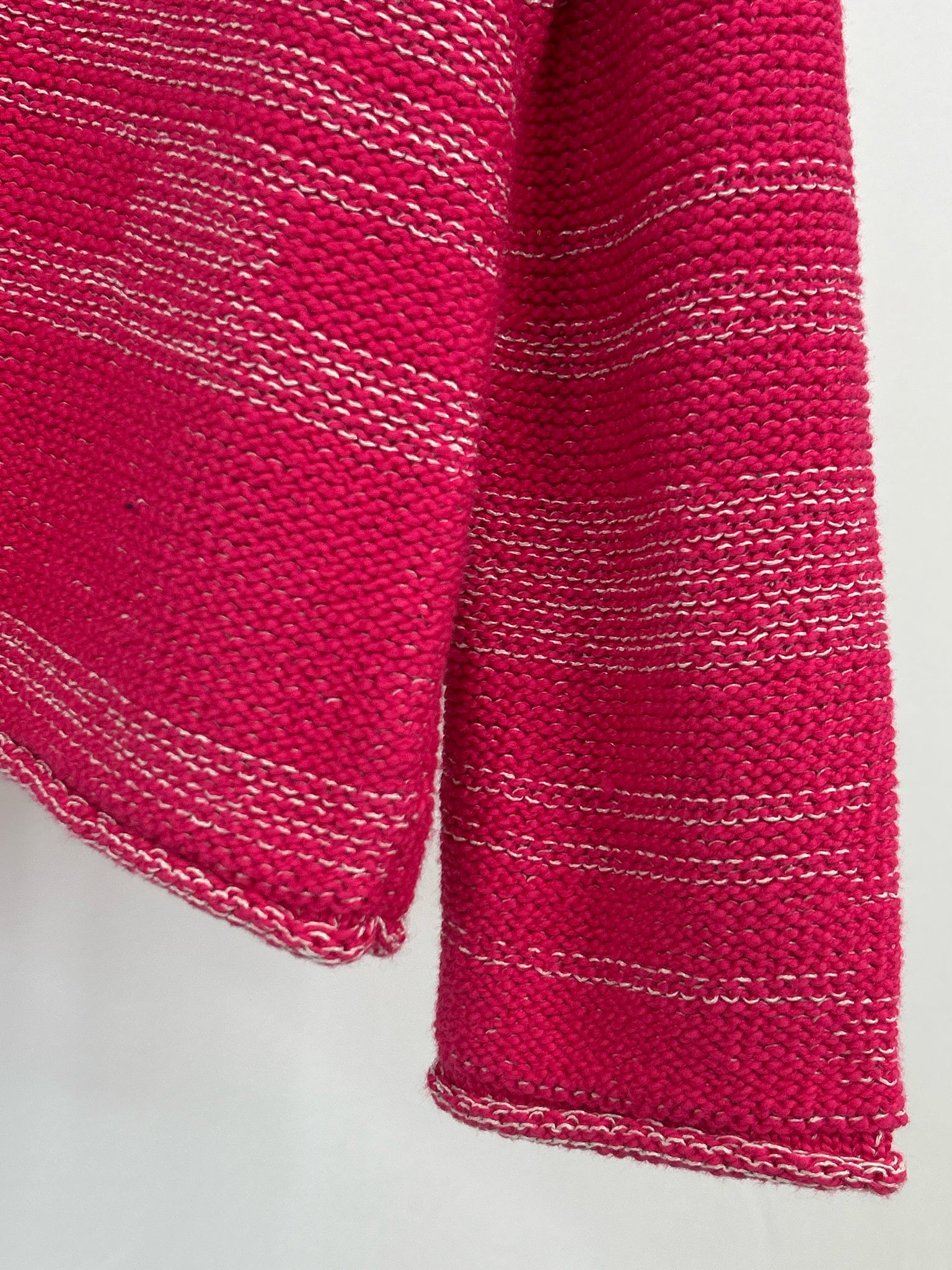 OLIVIA BY HABITAT CLOTHES Size S Pink Striped Women Sweater NWT
