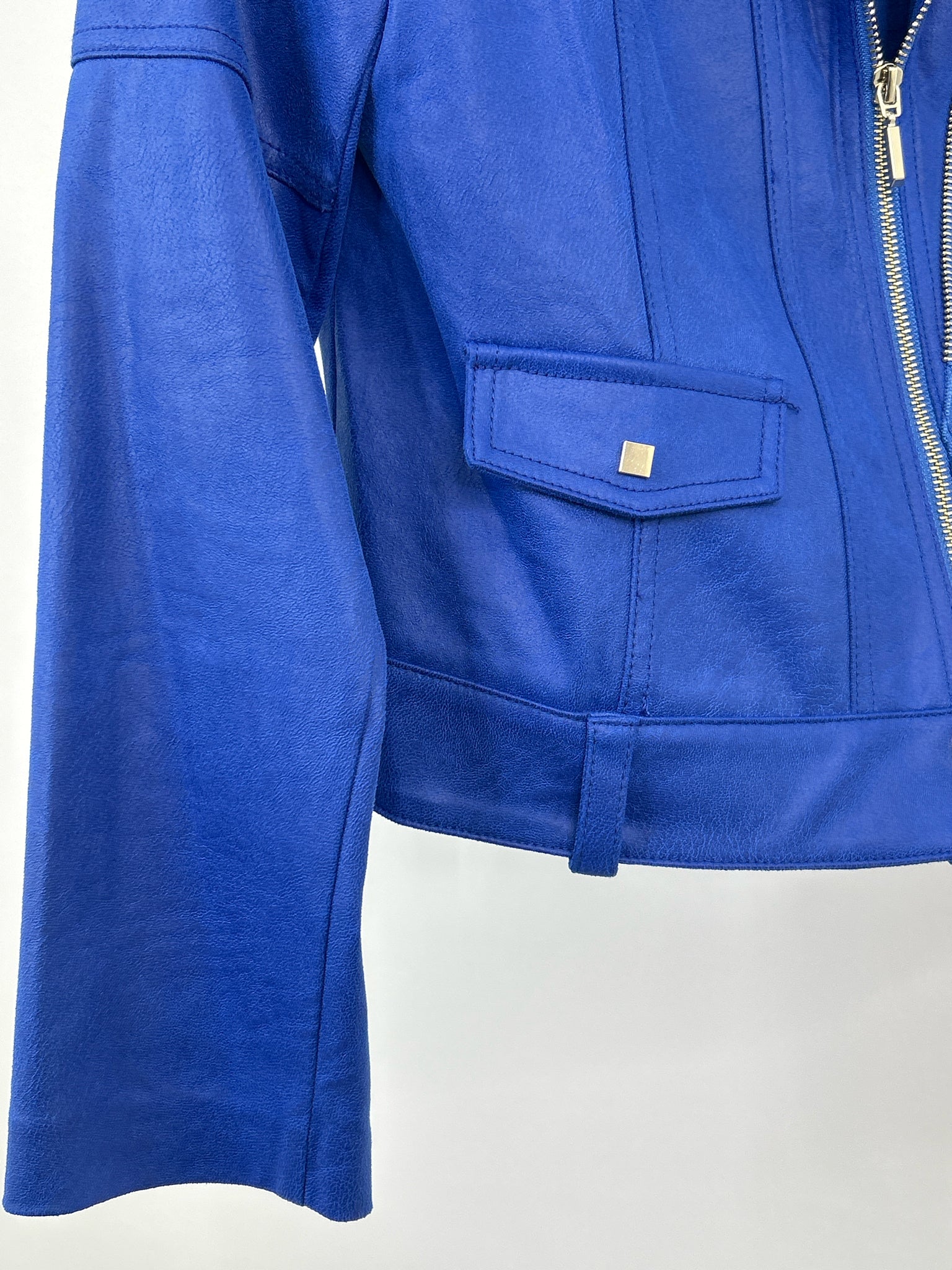 INSIGHT Size 10 Blue Women Jacket