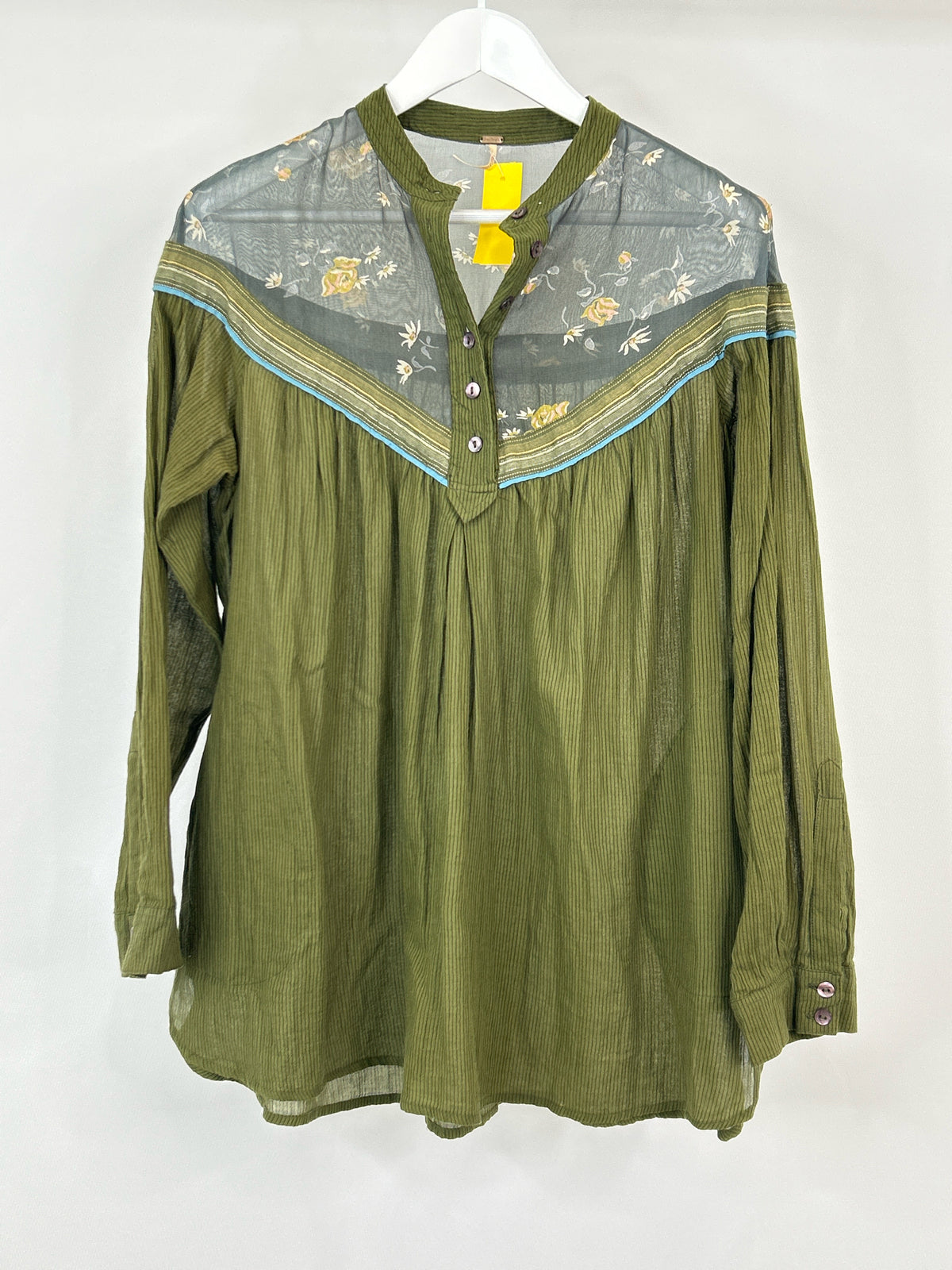 FREE PEOPLE Size SP Green Women Top