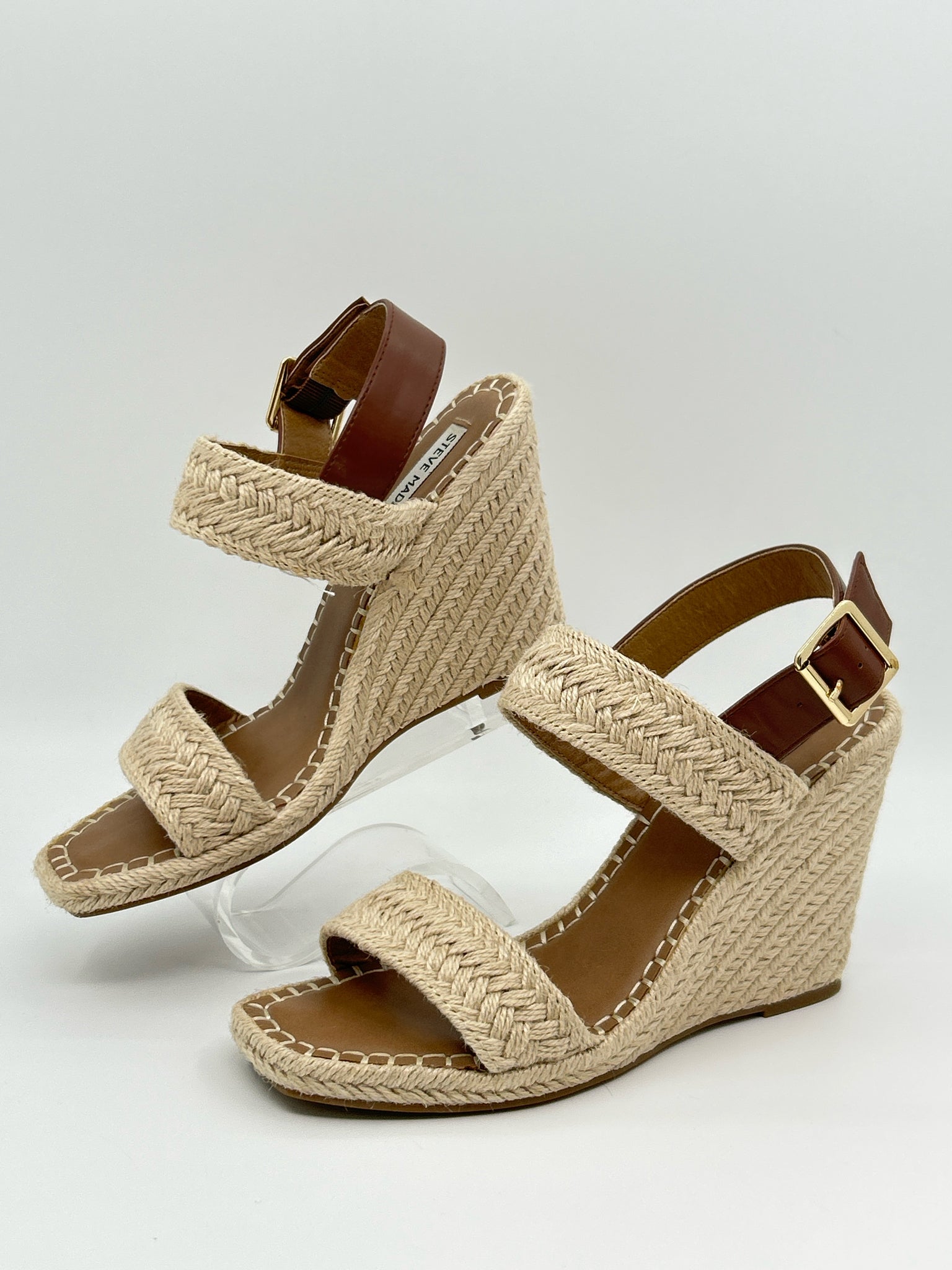 STEVE MADDEN Size 9M Raffia Women Sandal