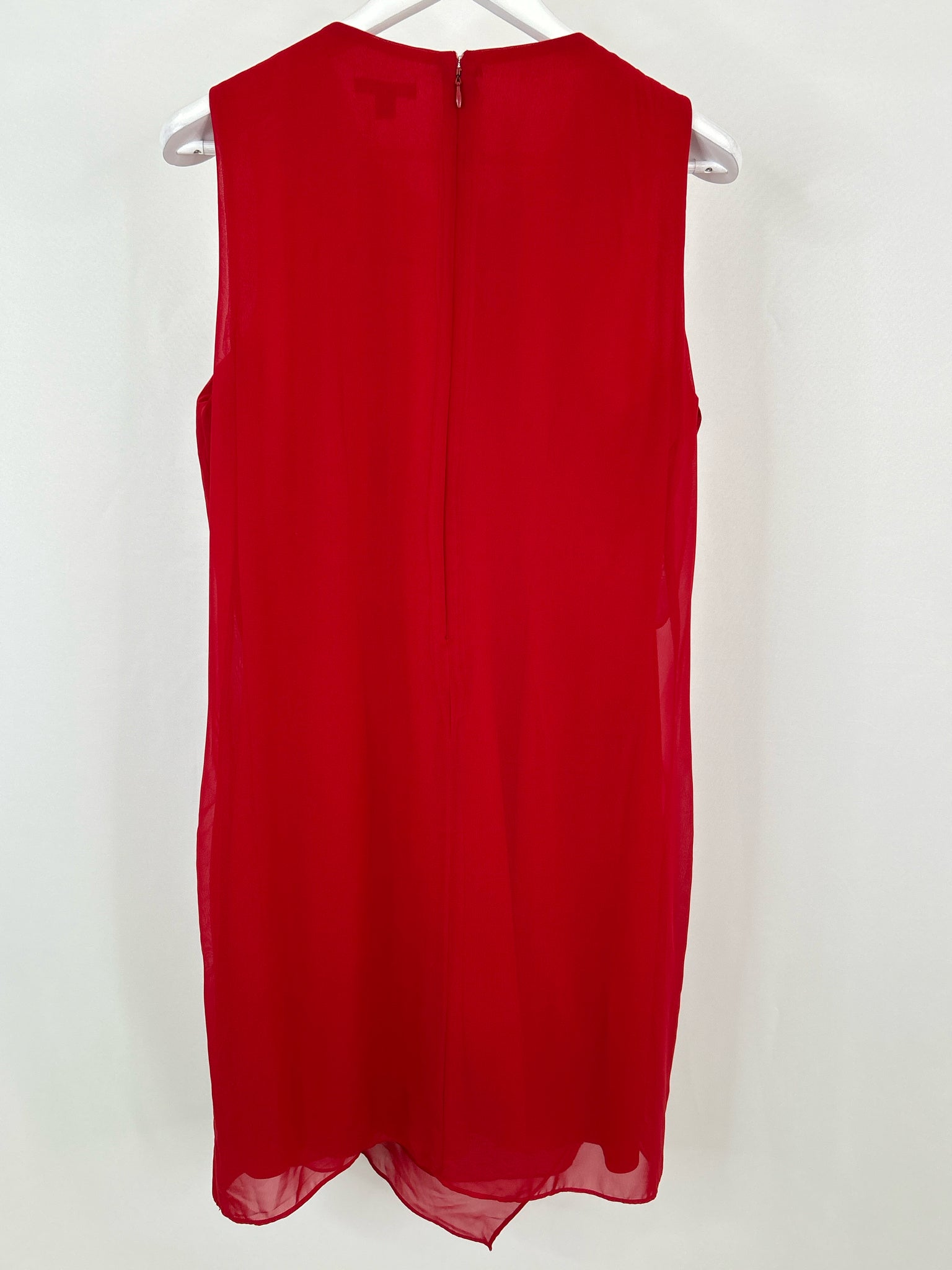 MSK Size 12 Red Women Dress NWT