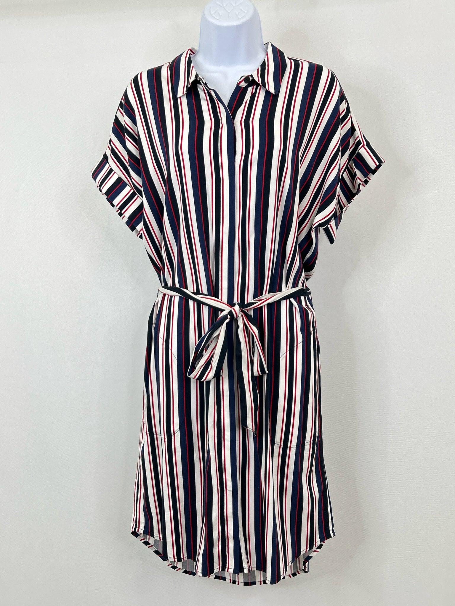 LIVERPOOL Size M White and black Women Dress