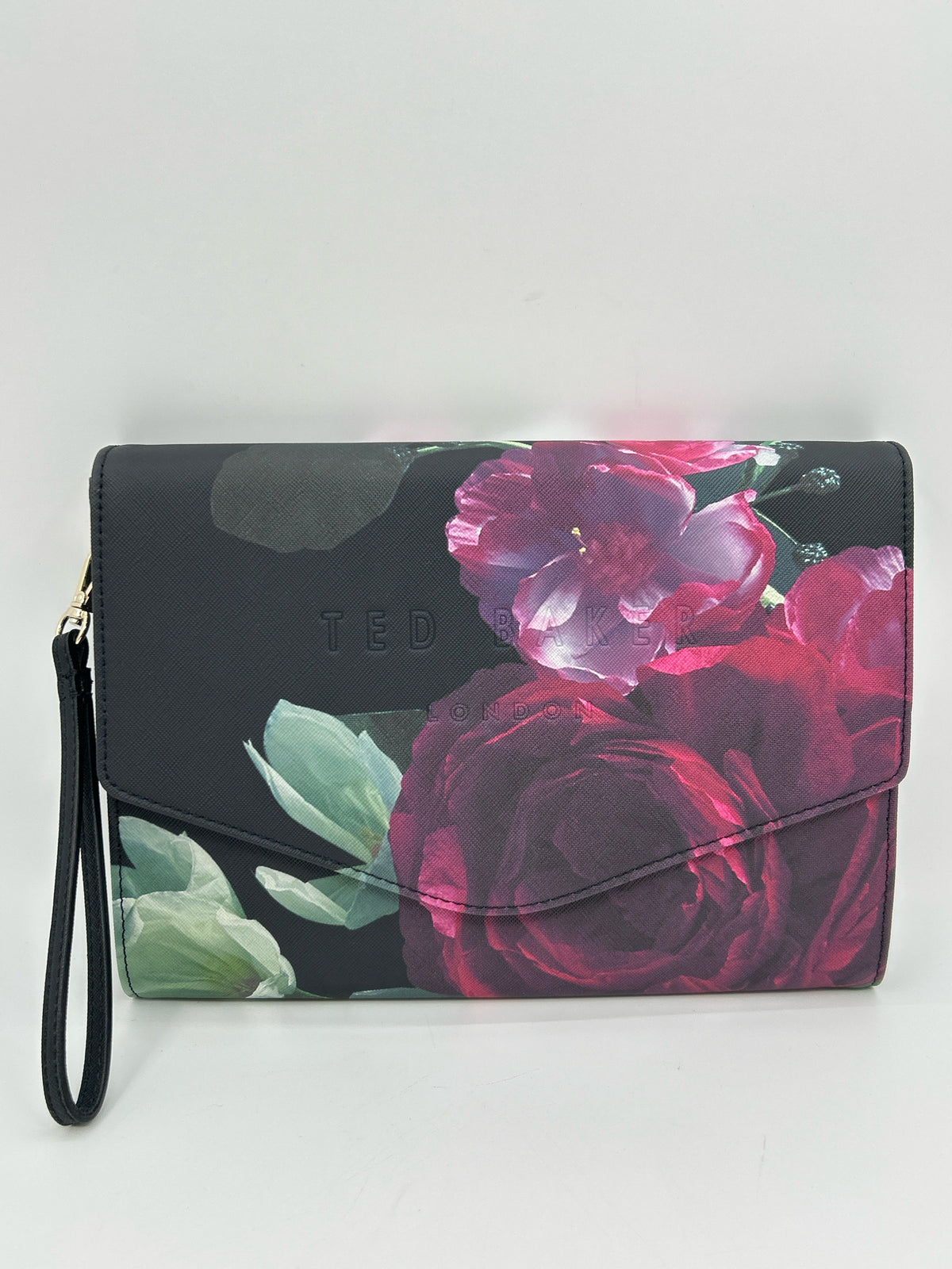 TED BAKER Black Floral Women Clutch