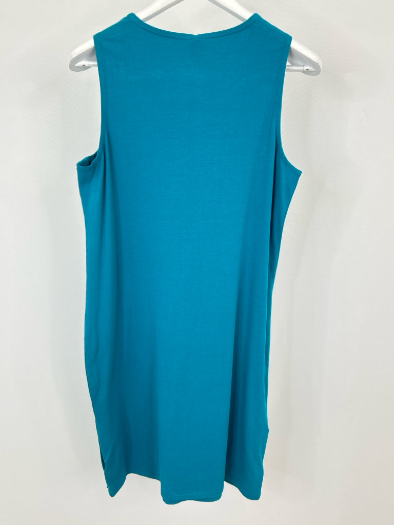 TRIBAL Size M TURQUOISE Women's Dress