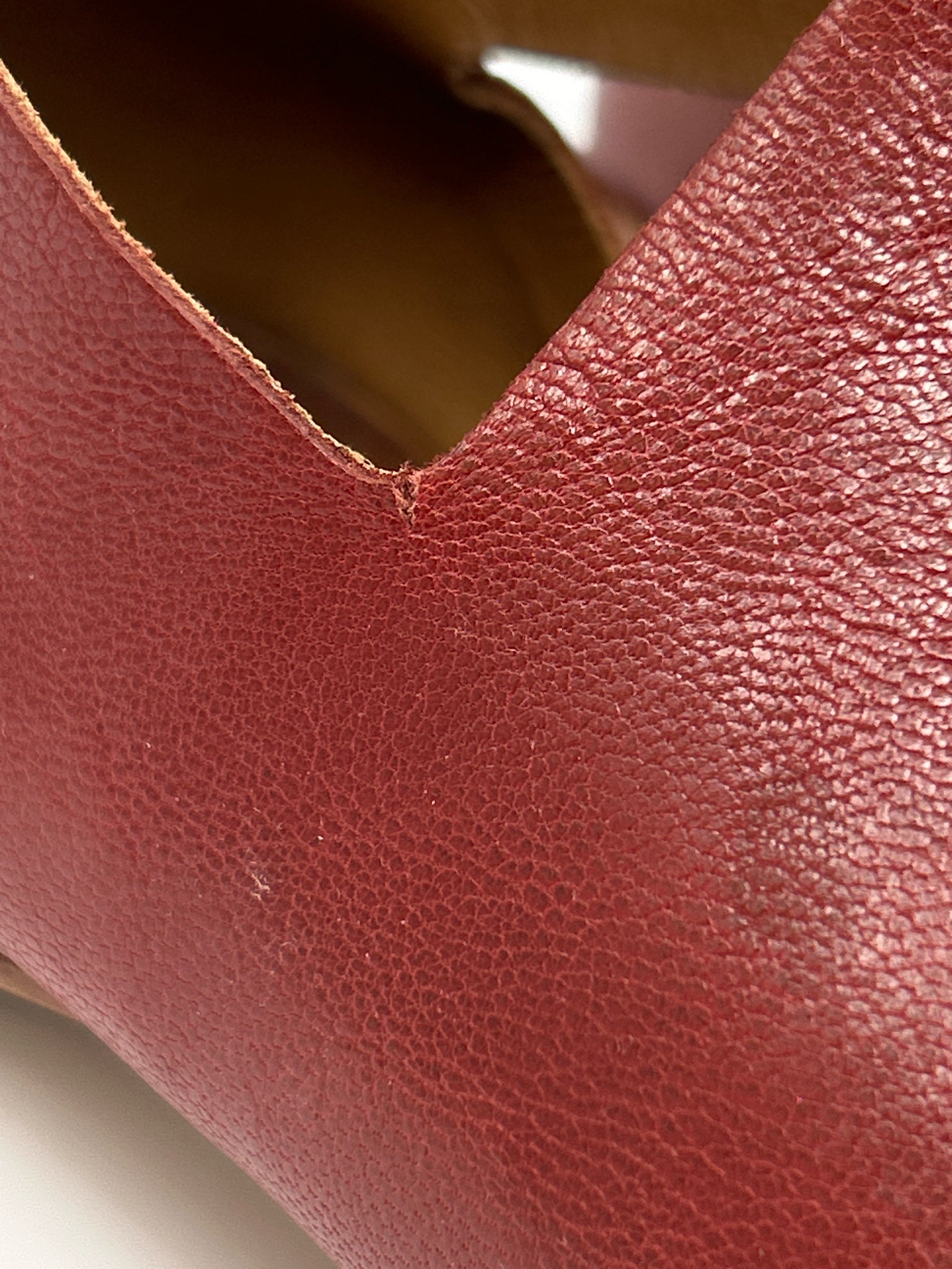 CYDWOQ Size 37.5 Red Women Sandal