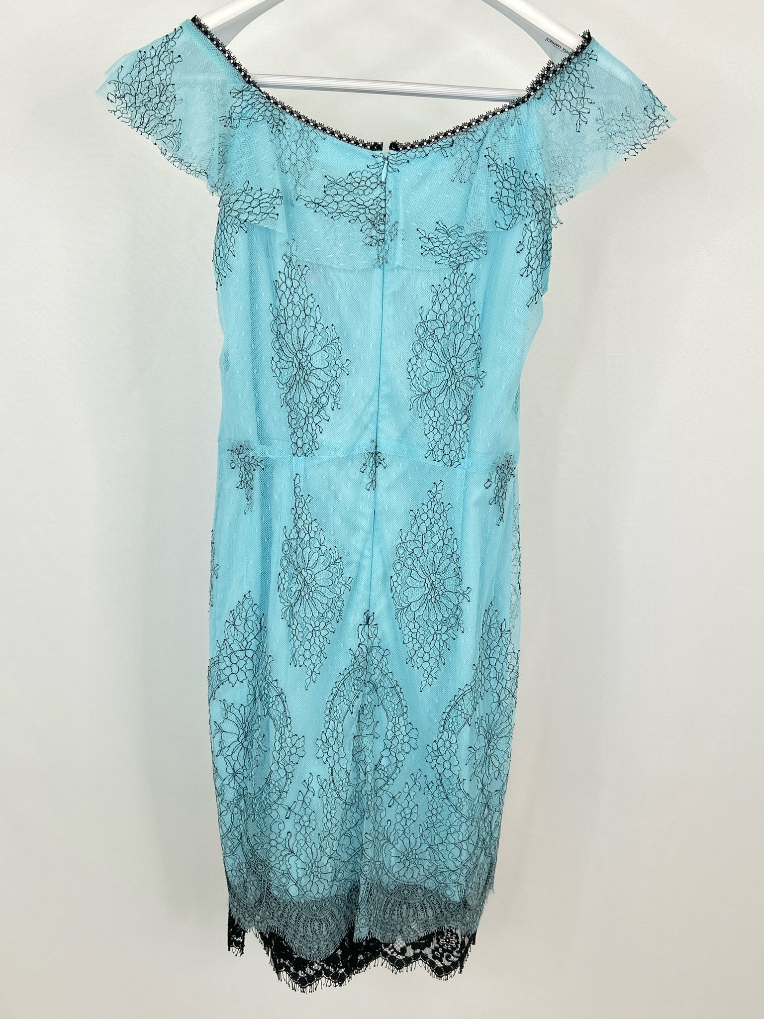 NANETTE LEPORE NWT Size 6 Blue Print Women Dress