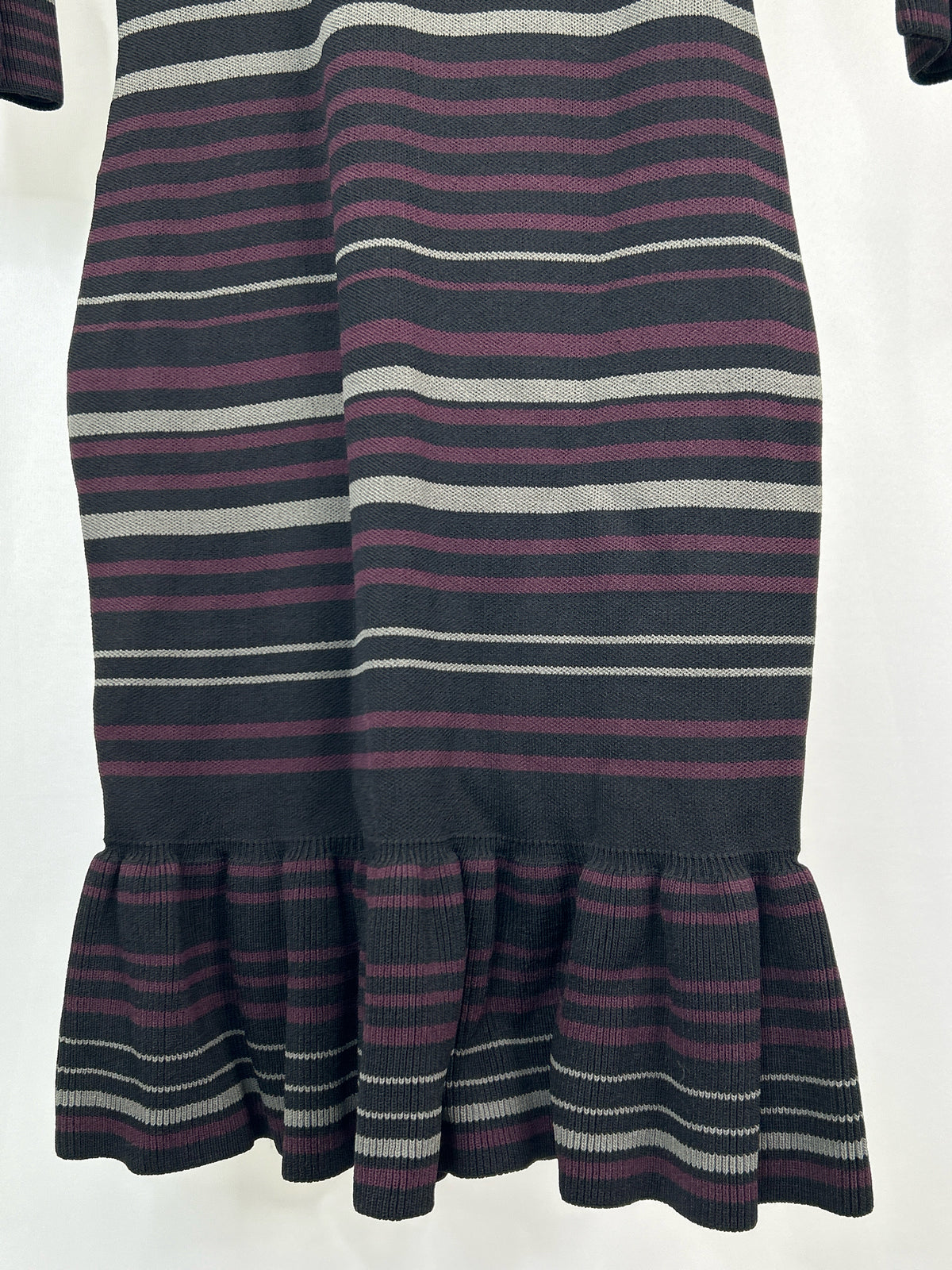 MAX STUDIO Size XS BLACK AND BURGUNDY Women Dress