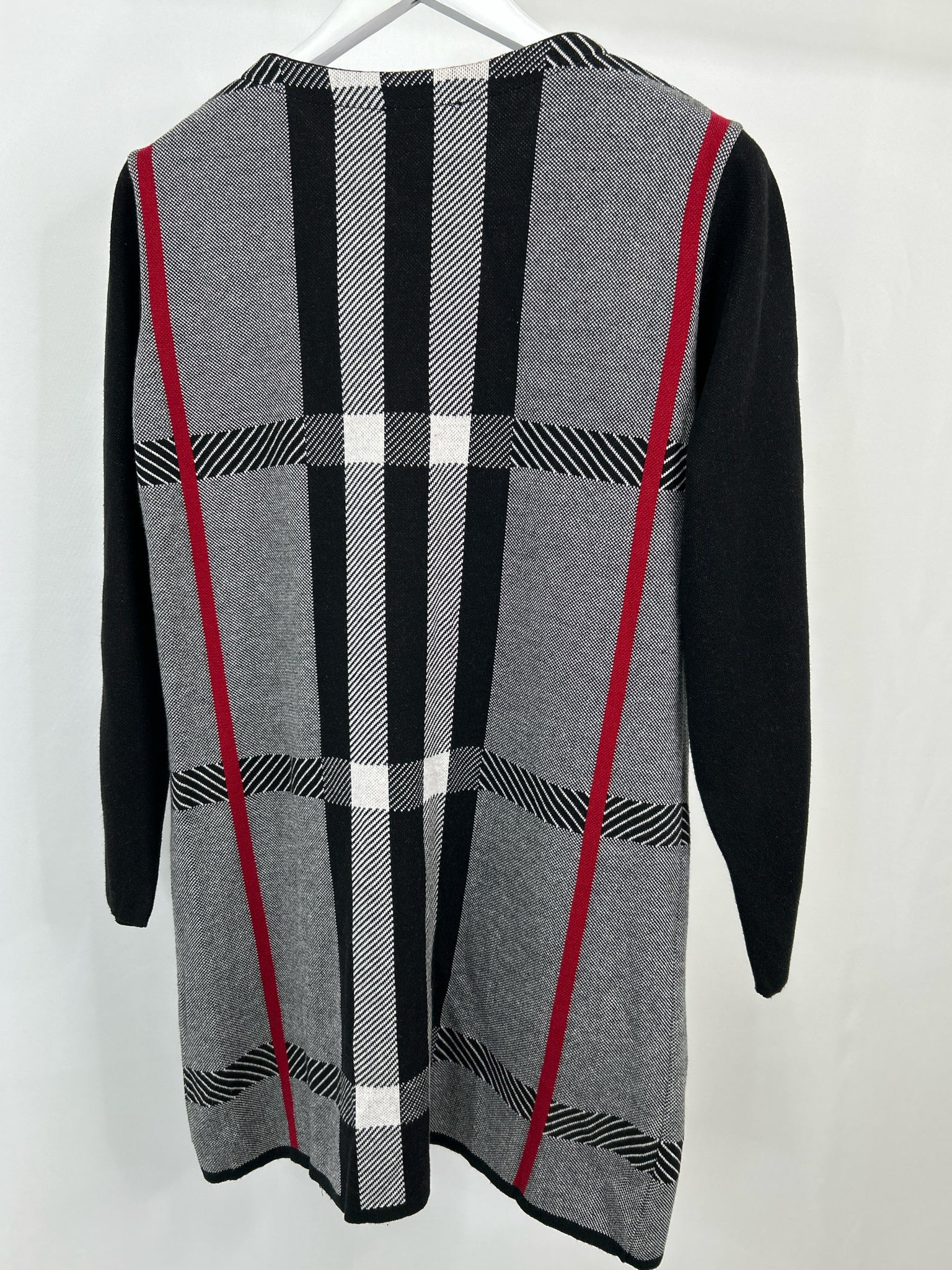 ANGEL APPAREL Size L black and red Women Cardigan