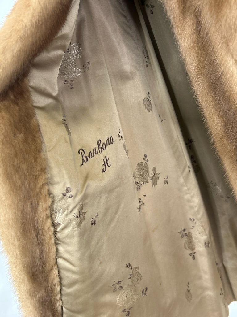 Maxine Furs Size M Brown Women Coat