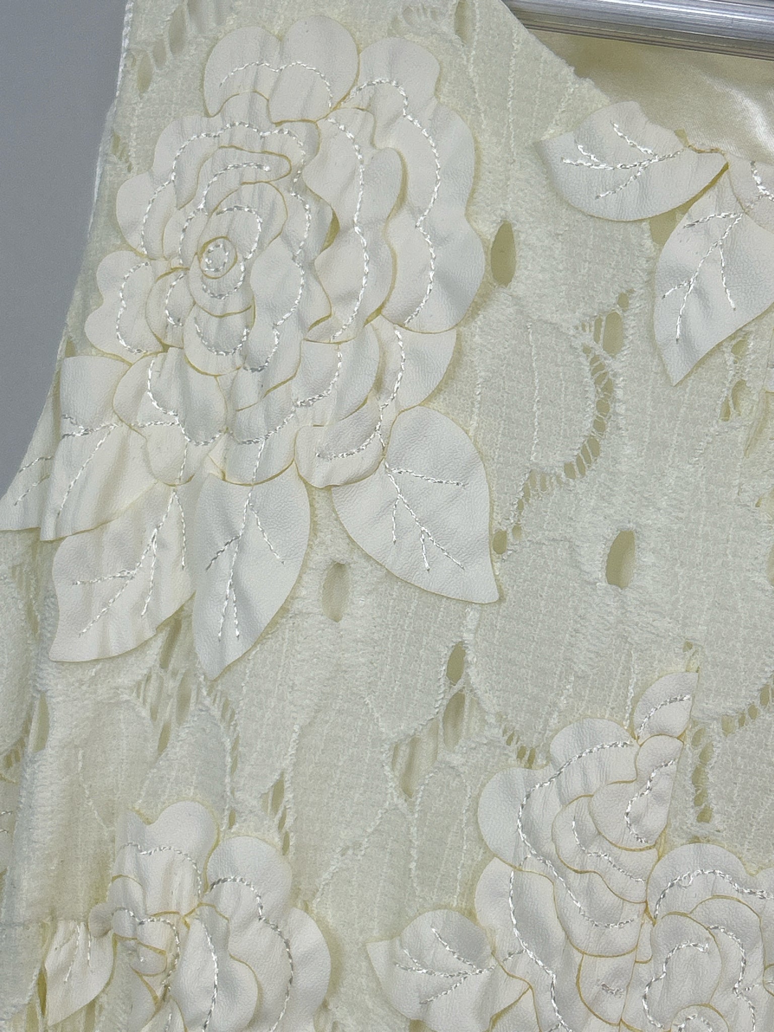 TAHARI Size 4 Ivory Women's Dress