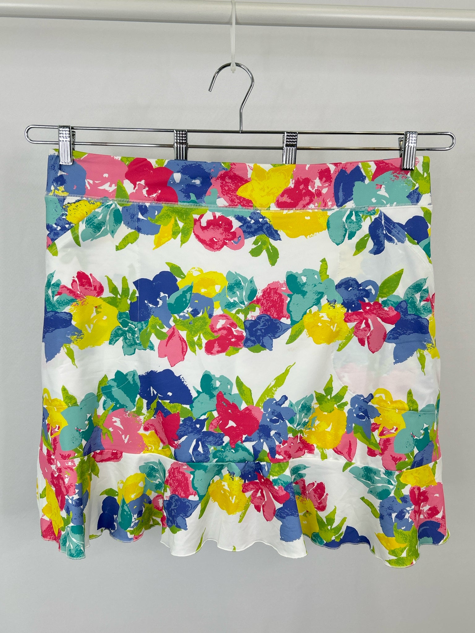 AnaClare Active Size XXL Blue floral Women Skirt