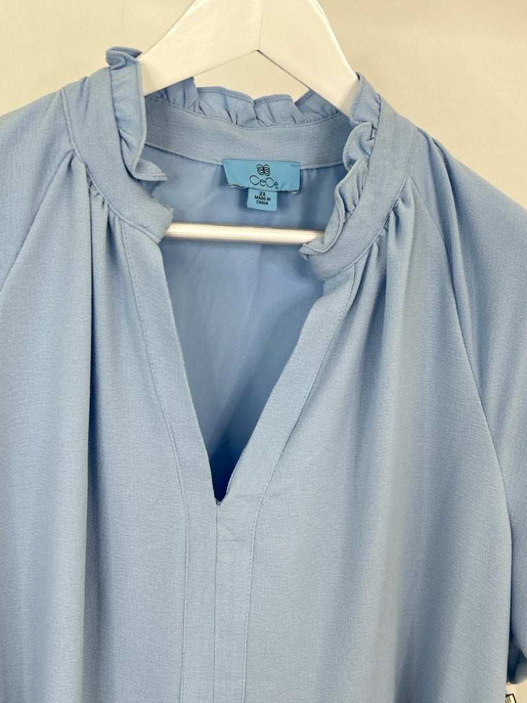 CECE Size 2X Light Blue Women's Dress NWT