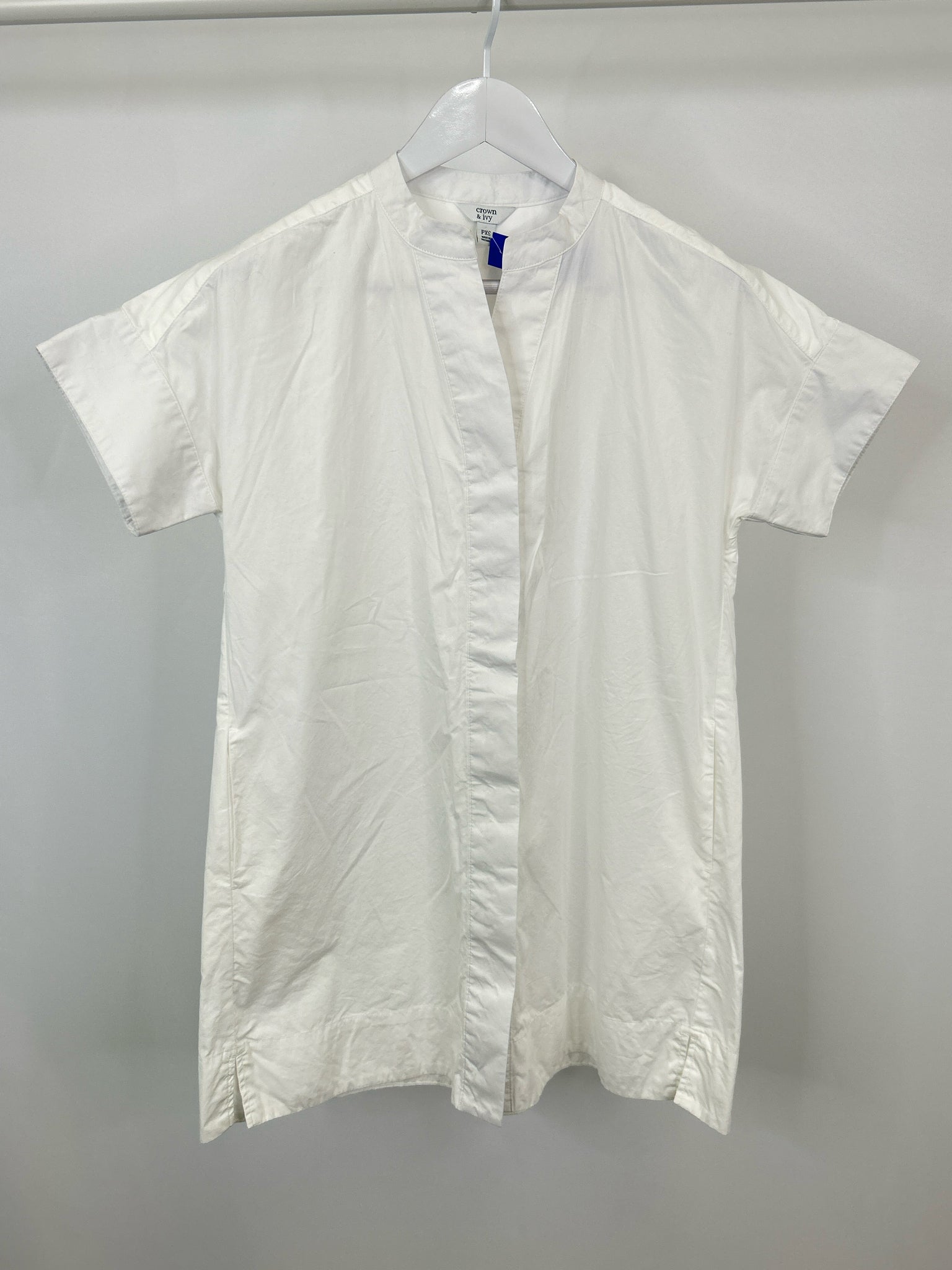 CROWN & IVY Size PXS White Women Dress