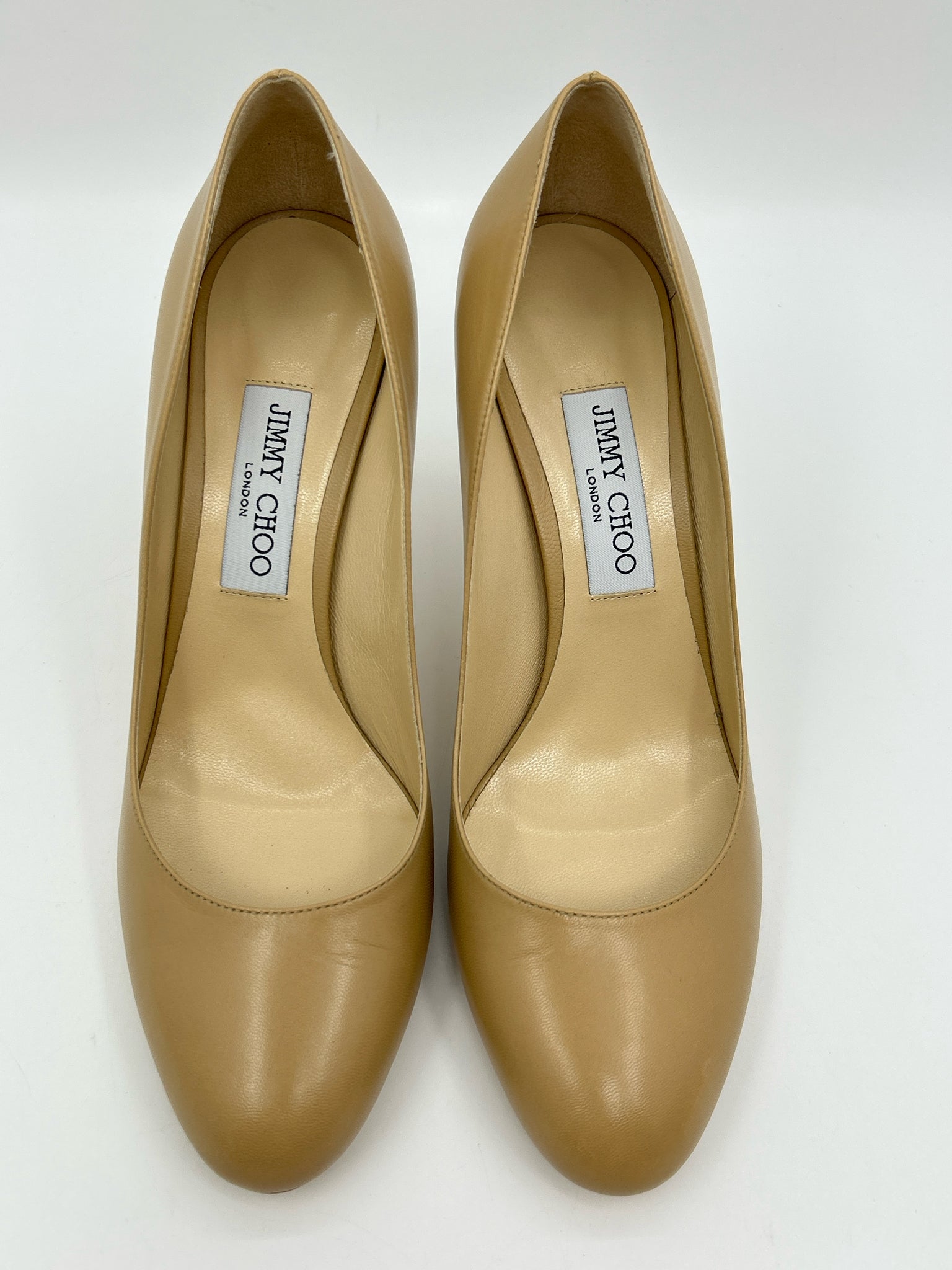 JIMMY CHOO Size 39.5 Nude Women Pumps NIB