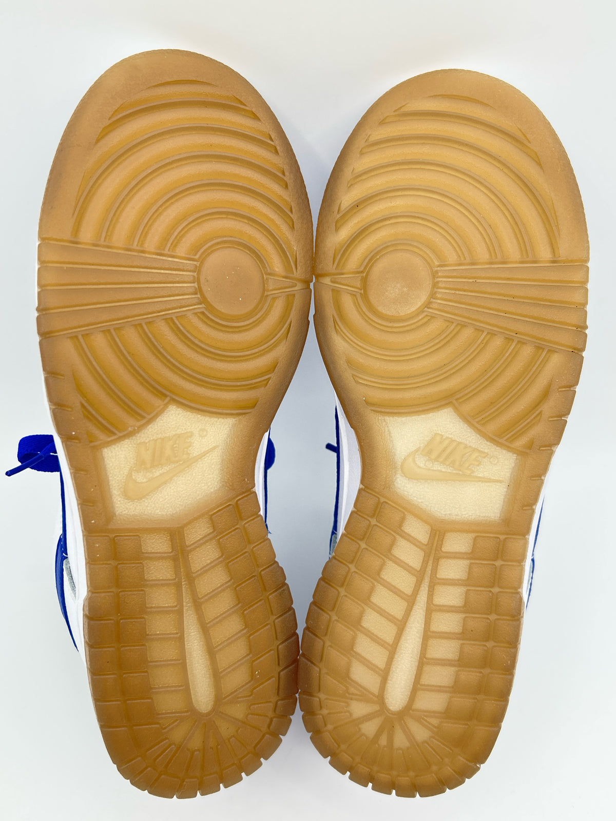 NIKE Size 7 BLUE & WHITE Women Sneakers