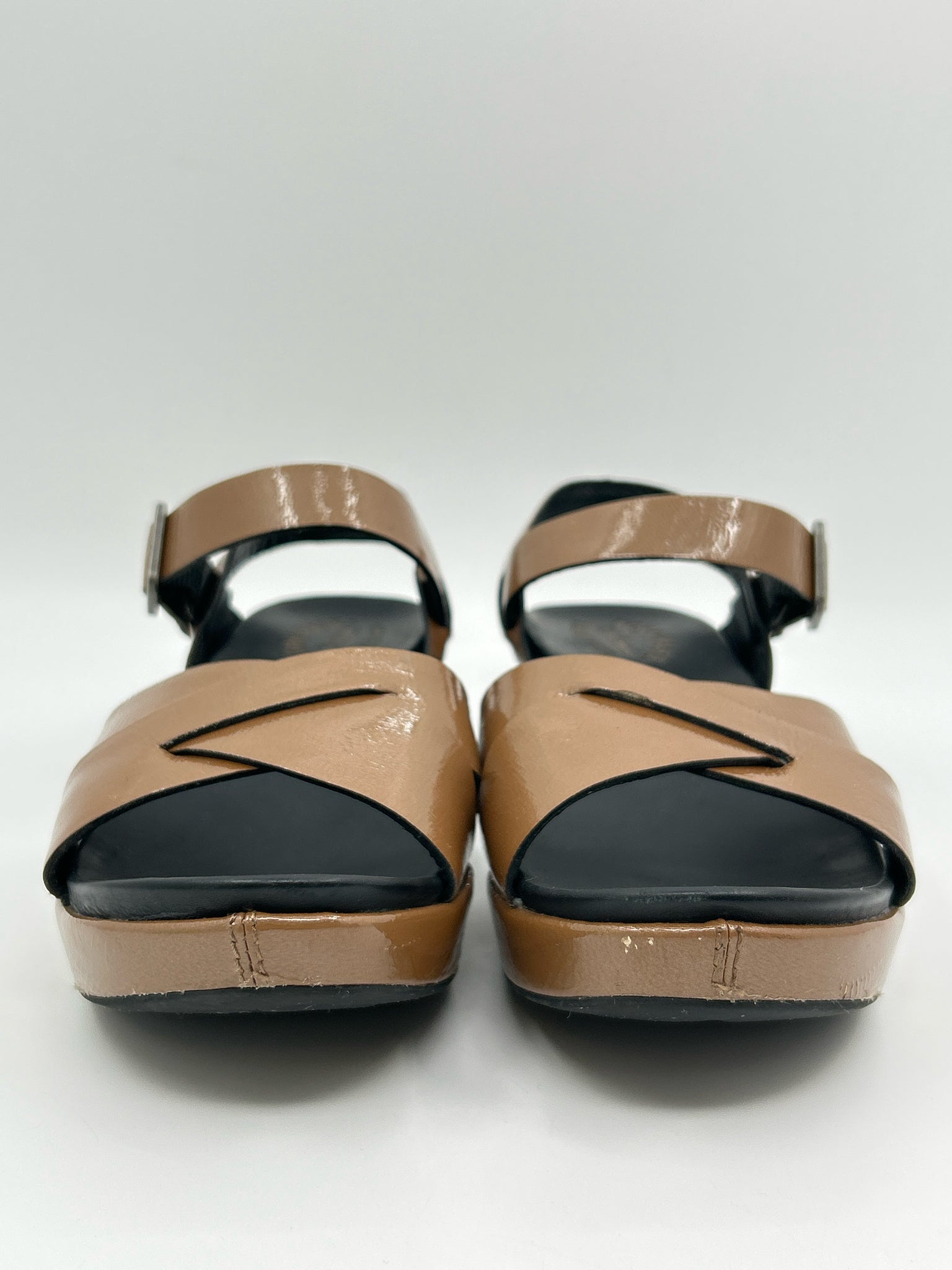 KORK EASE Size 9 Black & Brown Women Sandal