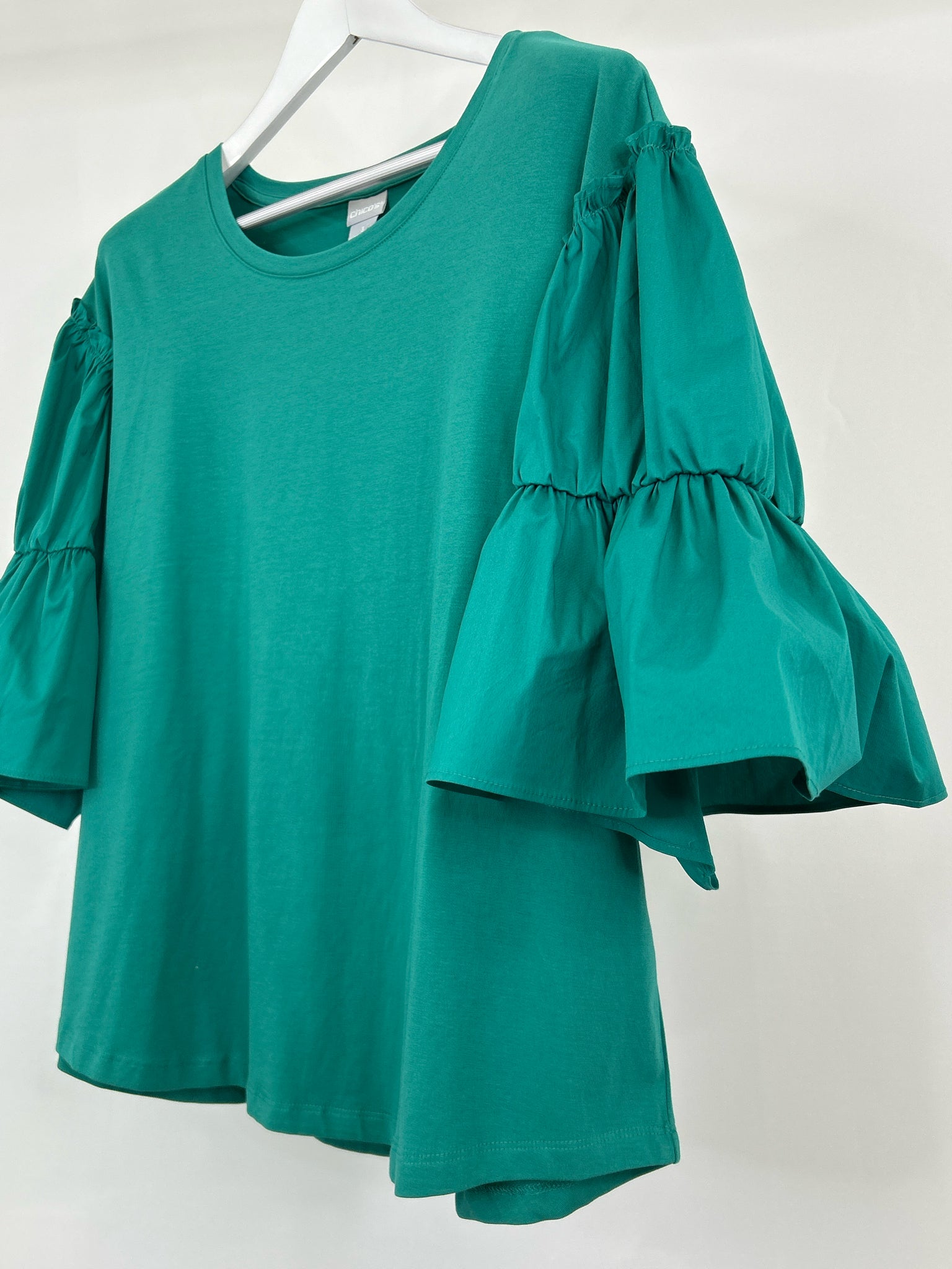 CHICO'S Size XL Teal Green Women Top NWT