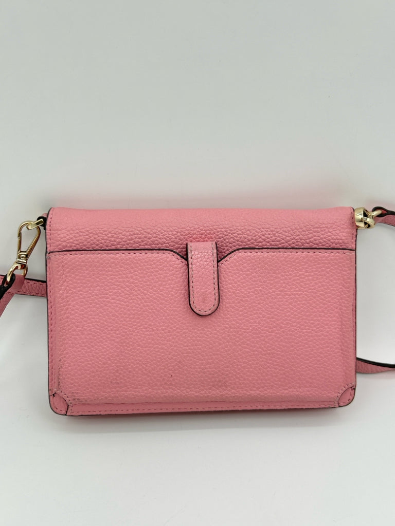 MICHAEL KORS Pink Crossbody Wallet Purse