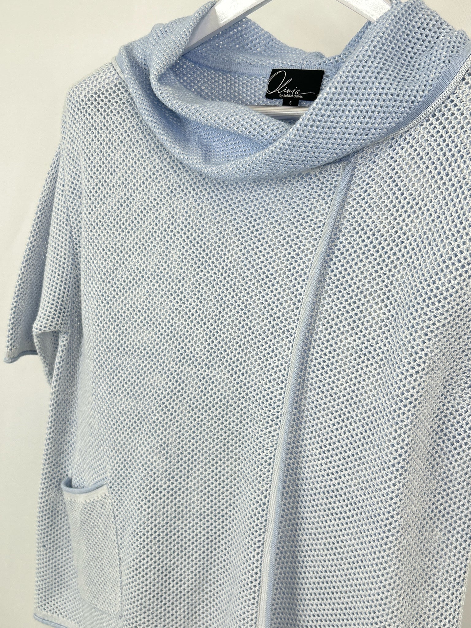 OLIVIA BY HABITAT CLOTHES Size S Blue Women Top