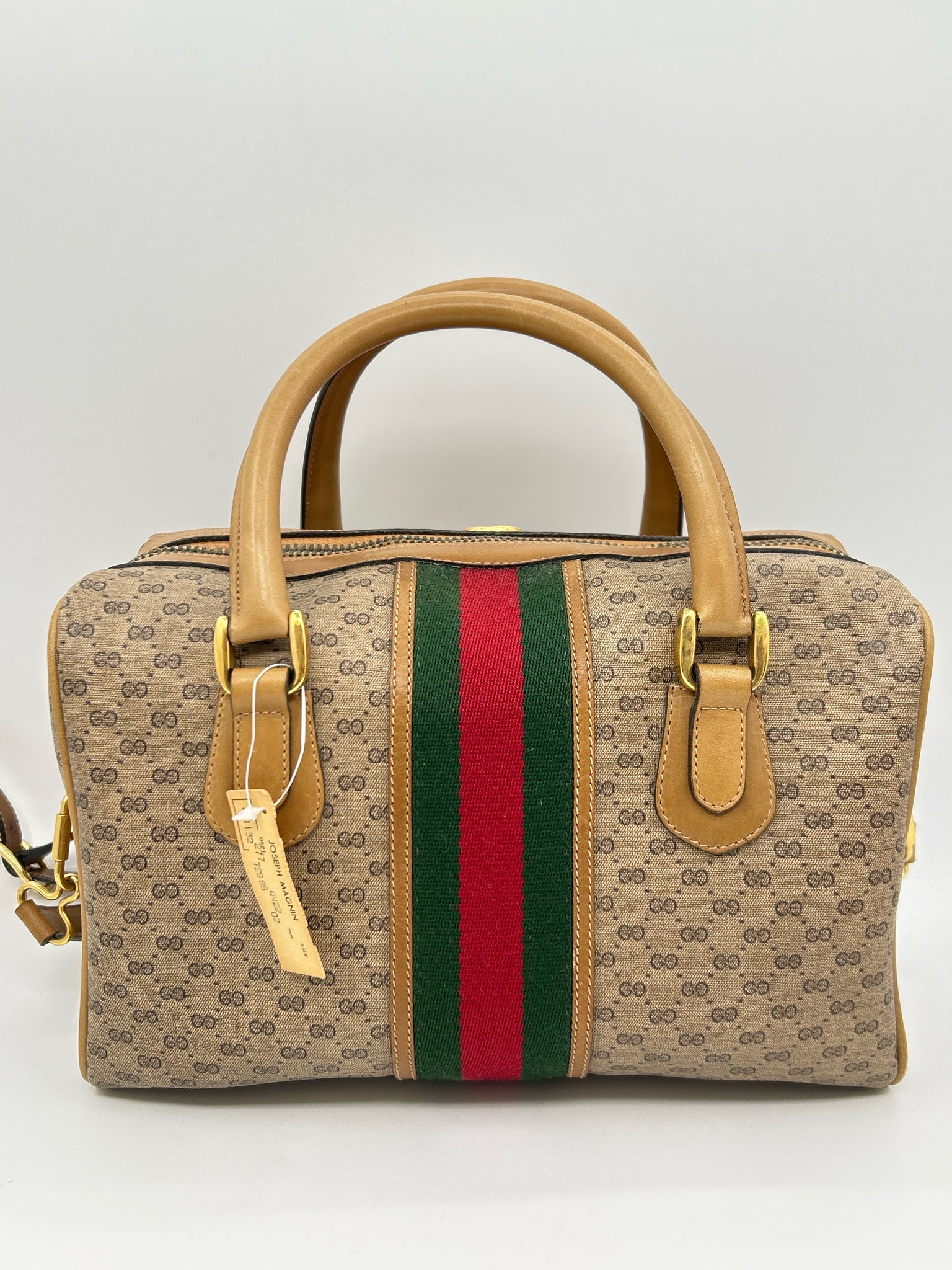 GUCCI Vintage Brown Monogram Women Purse