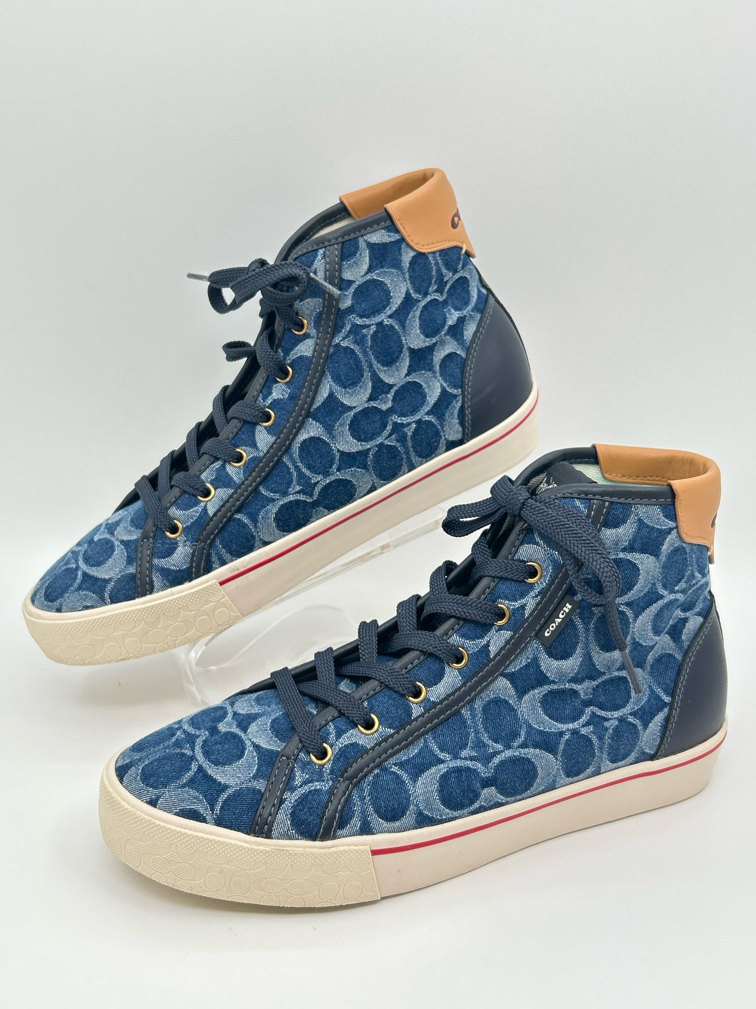 Coach Size 10B DENIM Women Sneakers